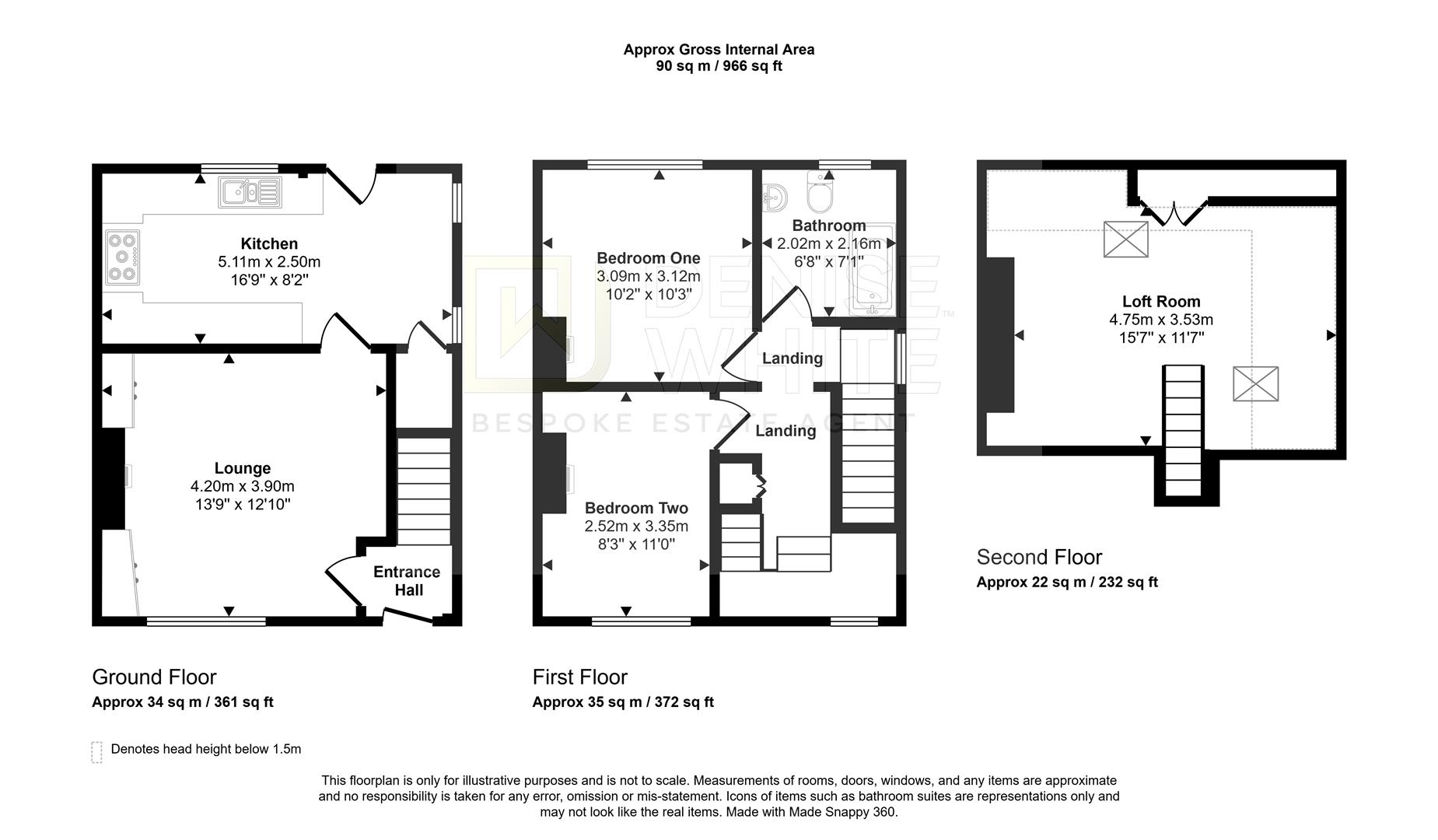 59, Argles Road, Staffordshire floorplan