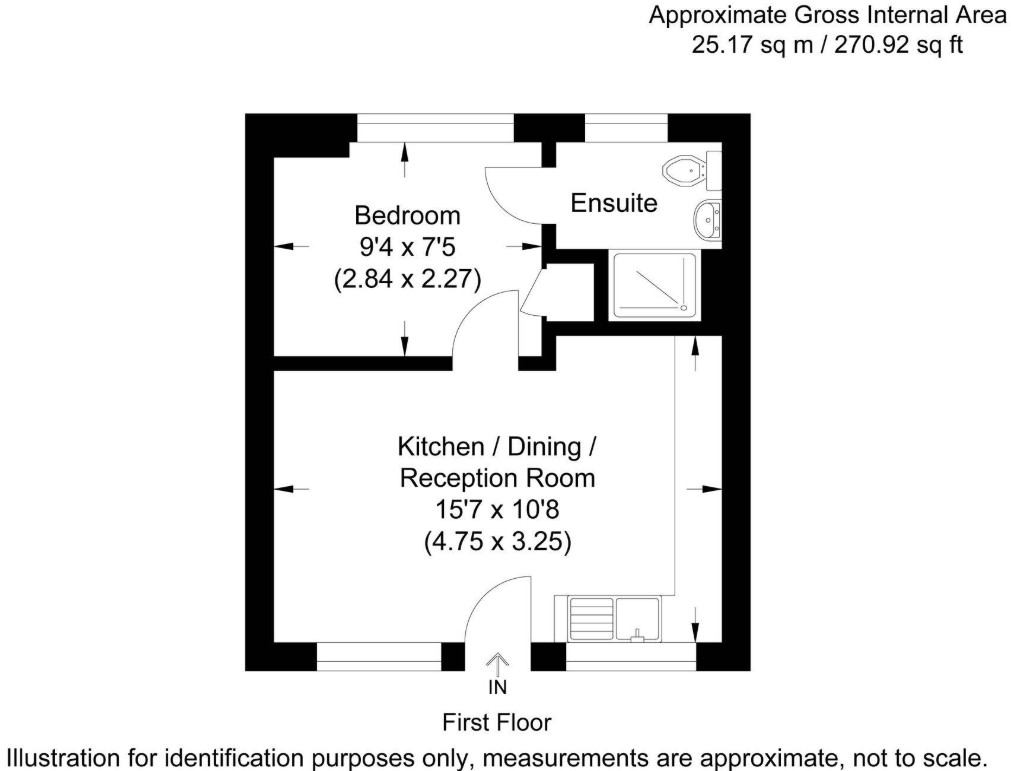 No Data Give, 9 Glen Court, Addlestone floorplan