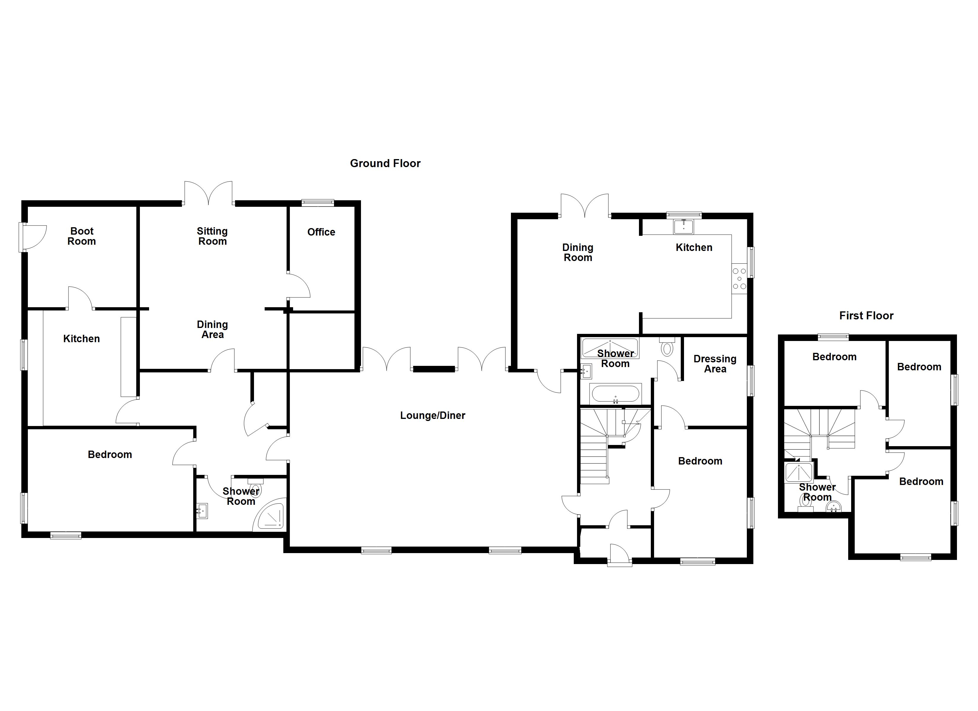 Blackwater Schoolhouse, Blairgowrie floorplan