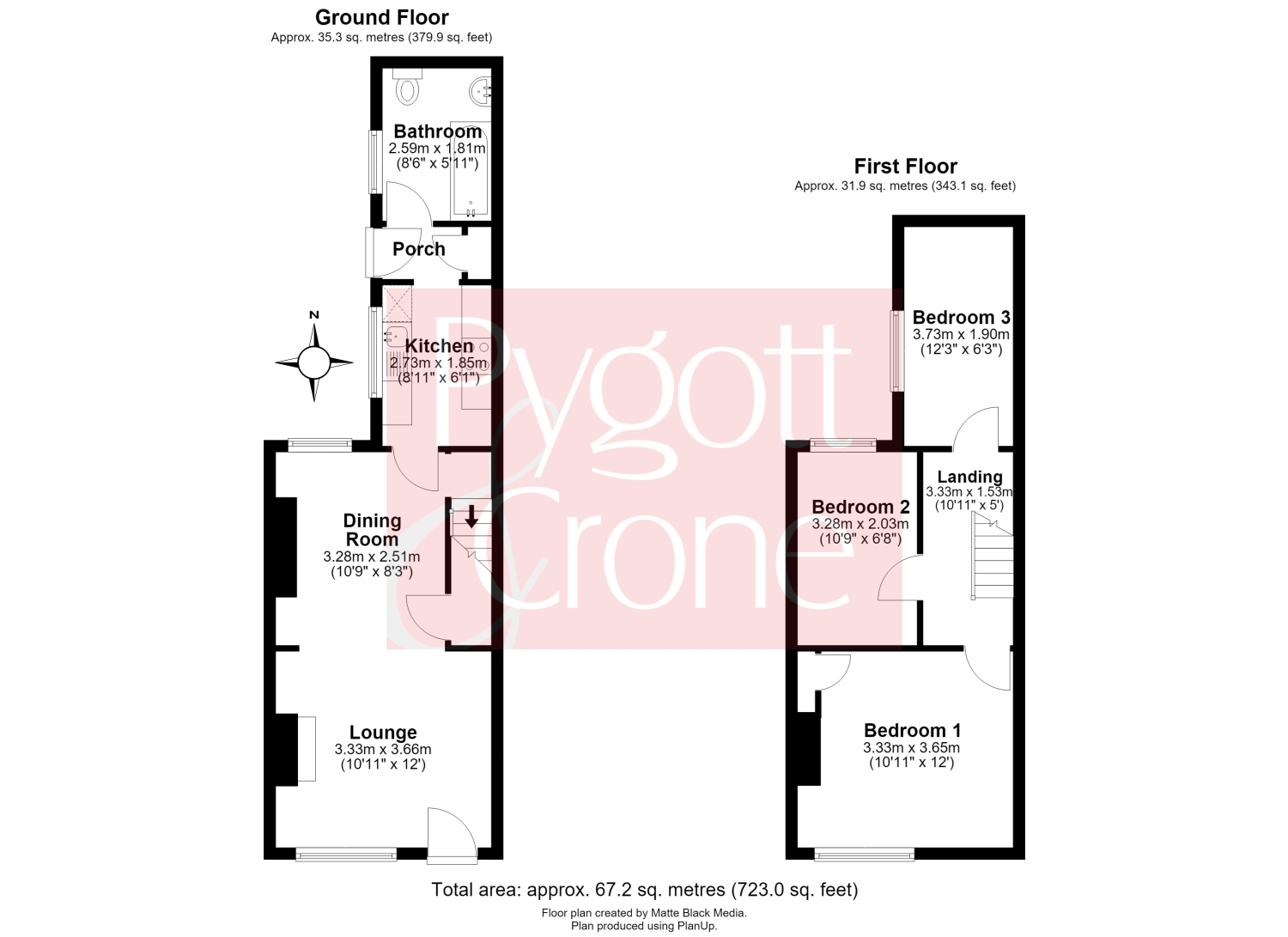 43, Fydell Street, Boston floorplan