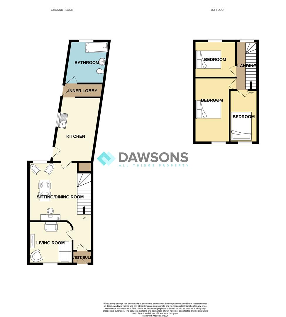 Downing Street, Llanelli floorplan