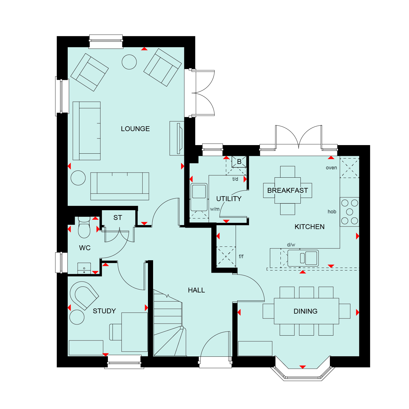 H8791107, Sandwich Road, Deal floorplan