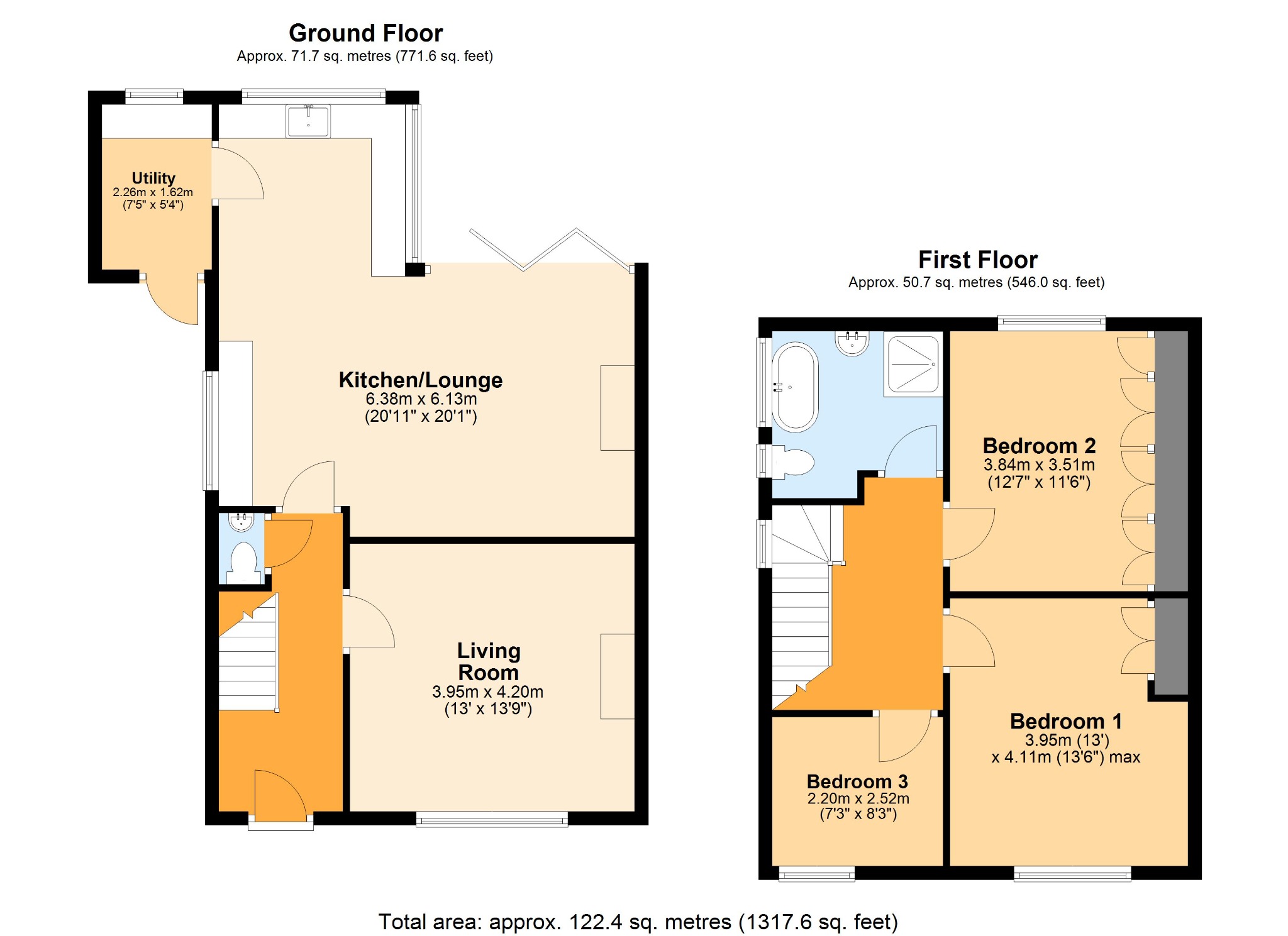 Gli Abeti, Ty'r Winch Road, Cardiff floorplan