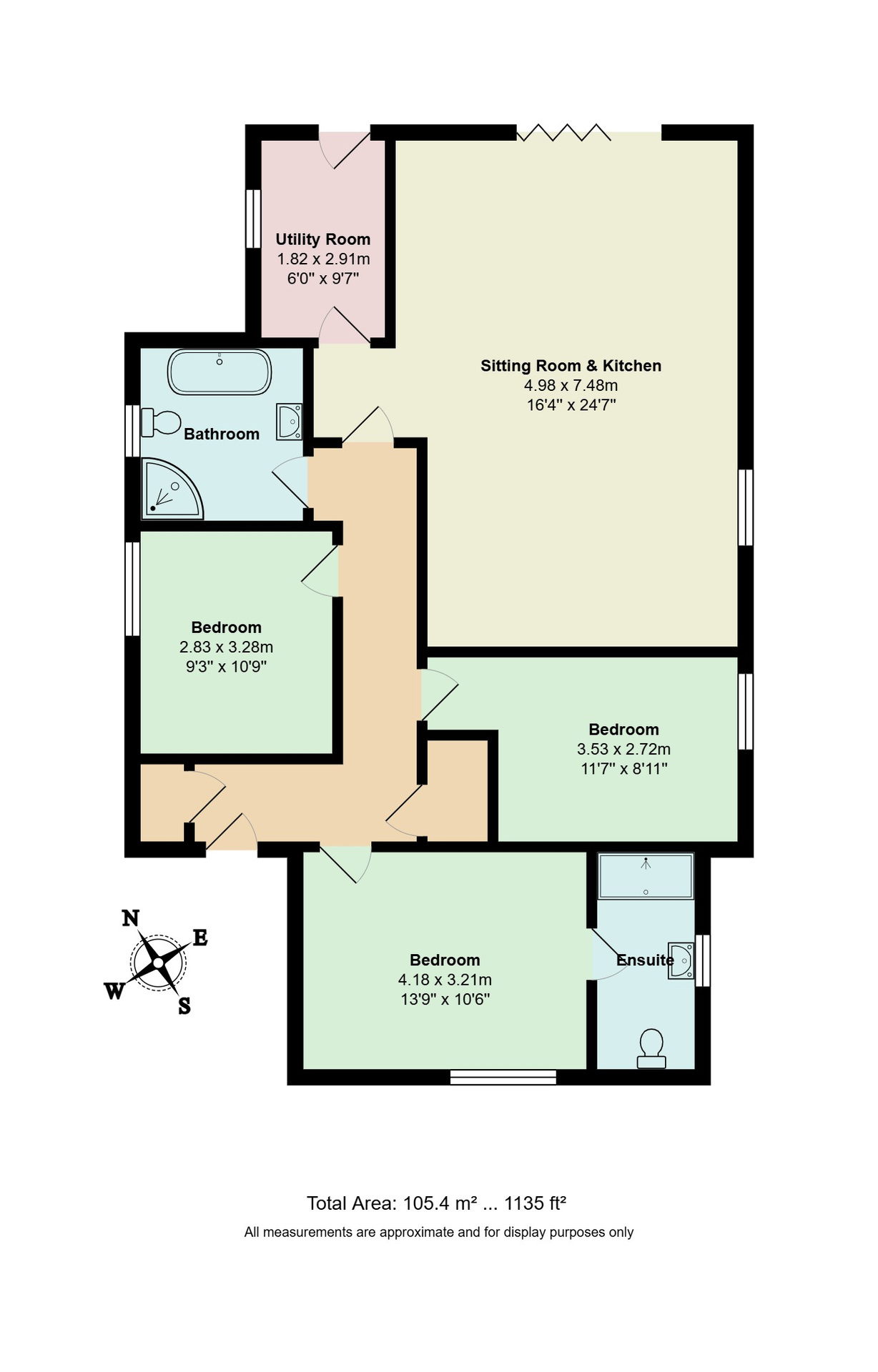 1 Town Field Close, Ipswich floorplan