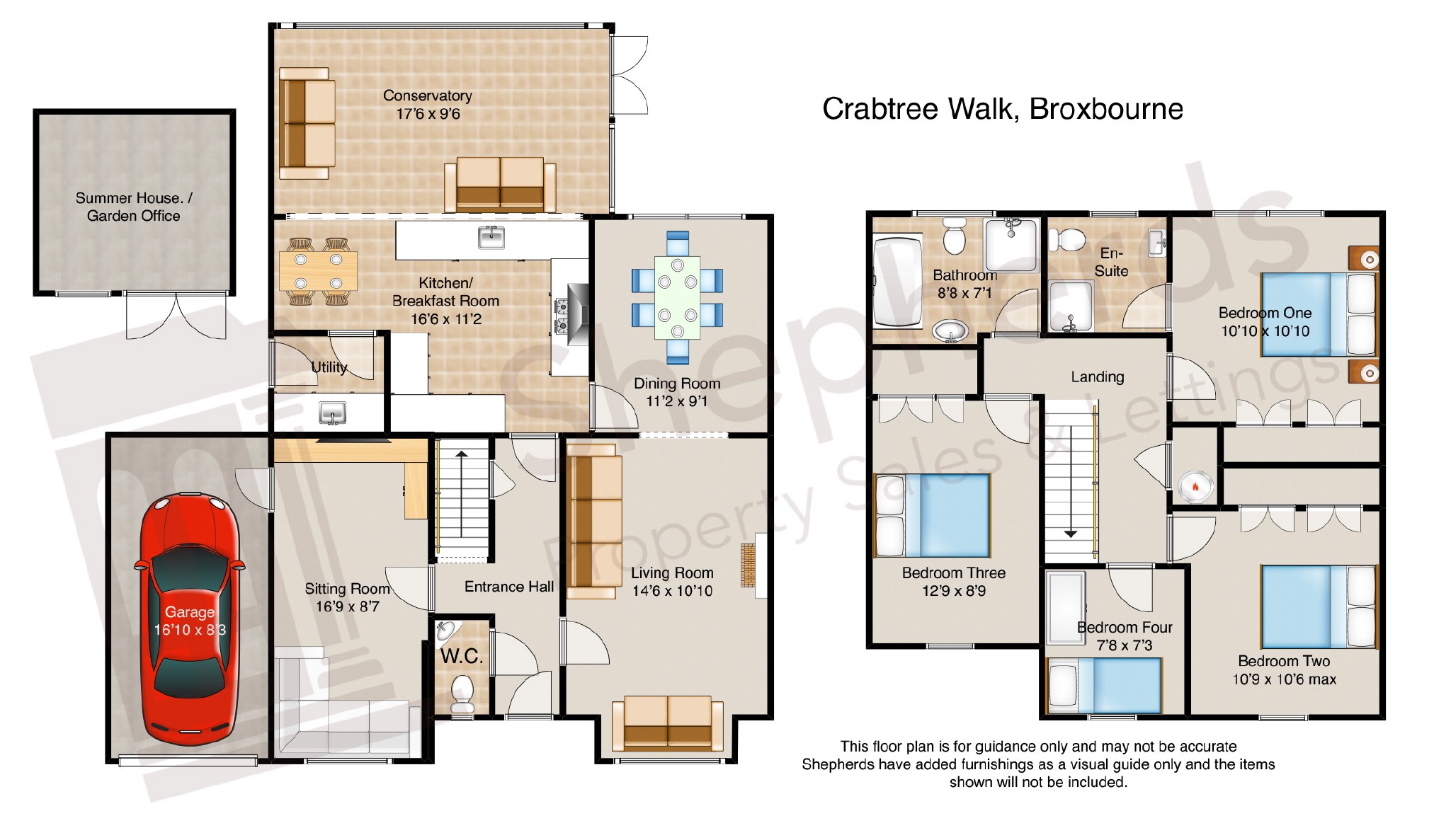 4 Bedrooms Detached house to rent in Crabtree Walk, Broxbourne, Hertfordshire EN10