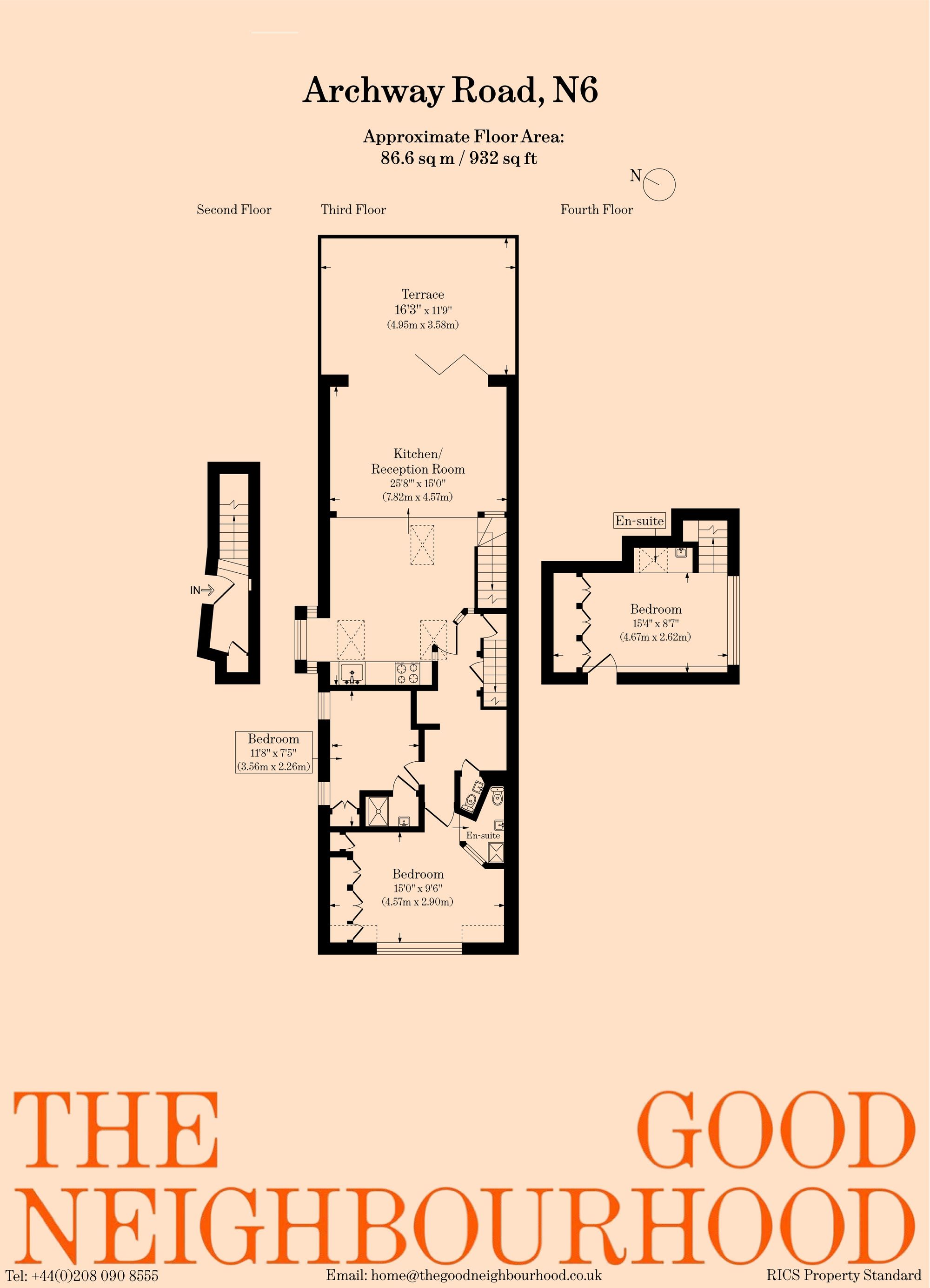 258 Archway Road, London floorplan