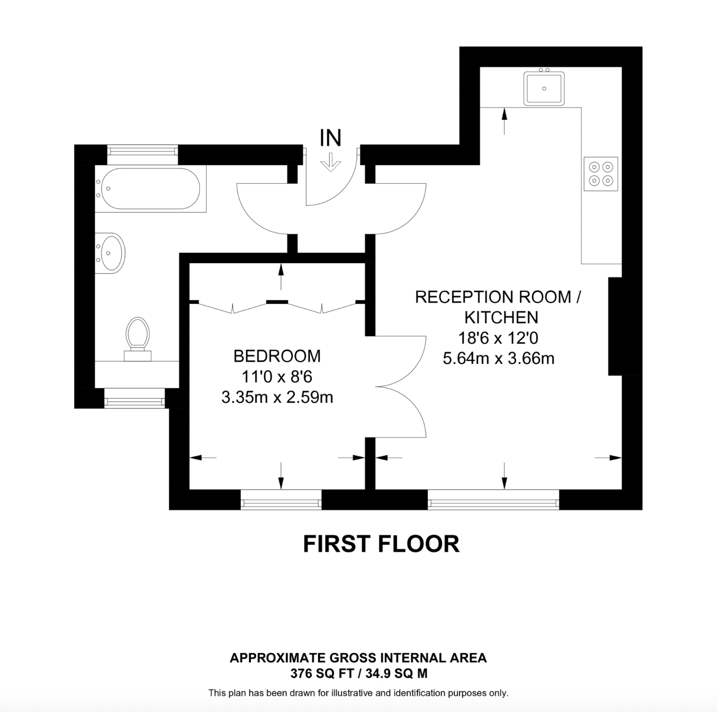 St. Augustines Road, London floorplan