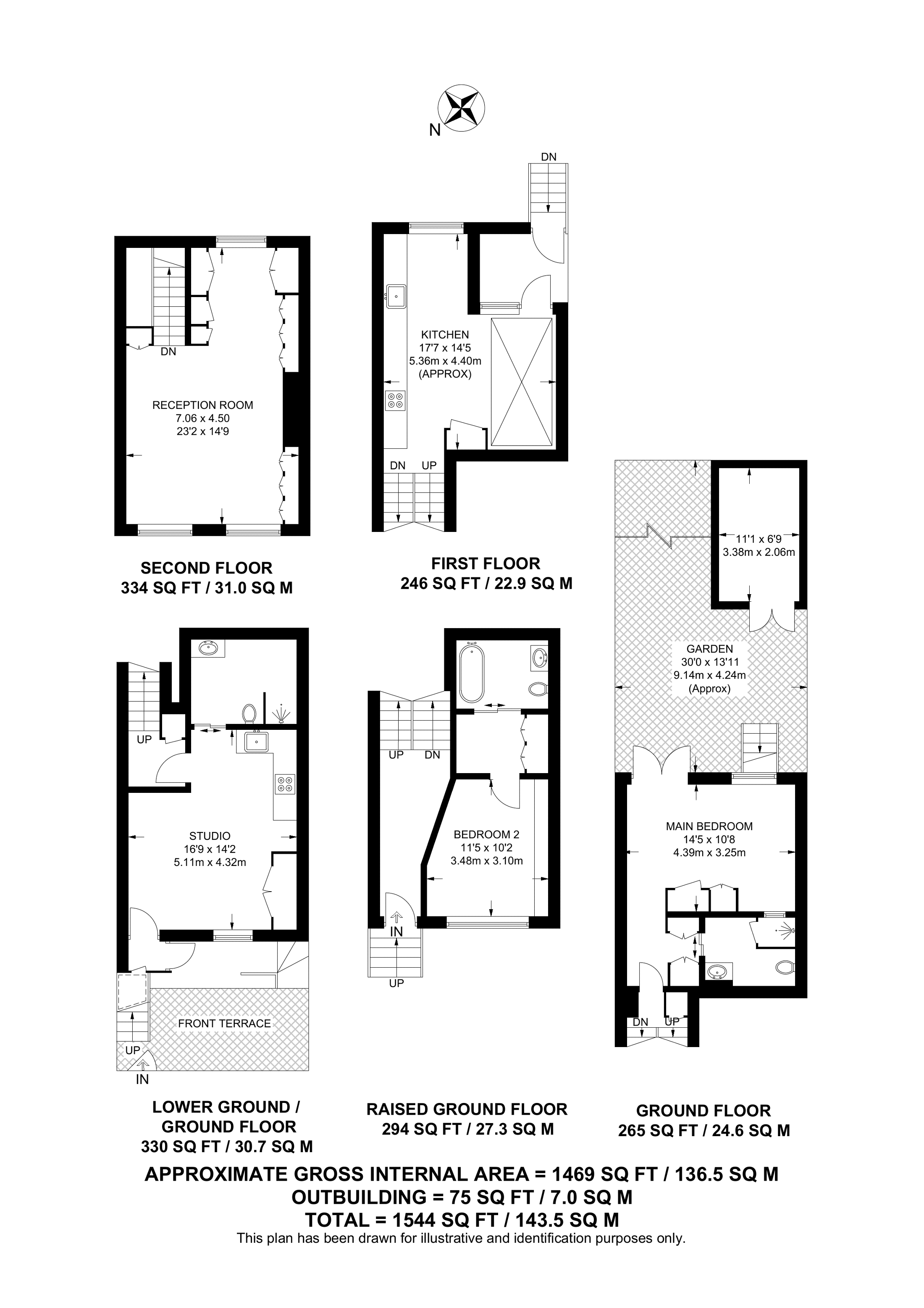 Modbury Gardens, Kentish Town floorplan