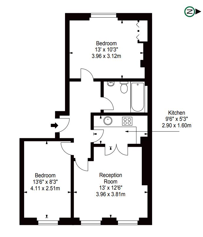 2 Bedrooms Flat to rent in Nottingham Place, London W1U