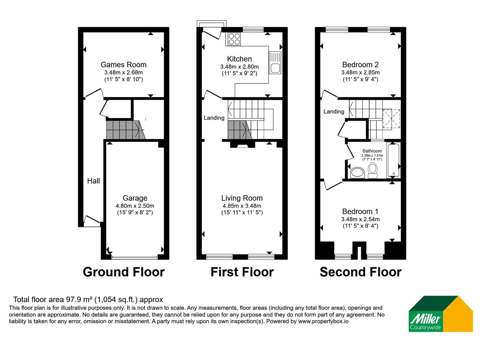 Chywoone Hill, Penzance floorplan