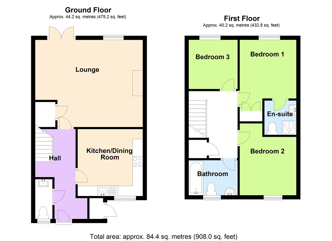 3 Bedrooms Terraced house for sale in Brook View, Stansted CM24