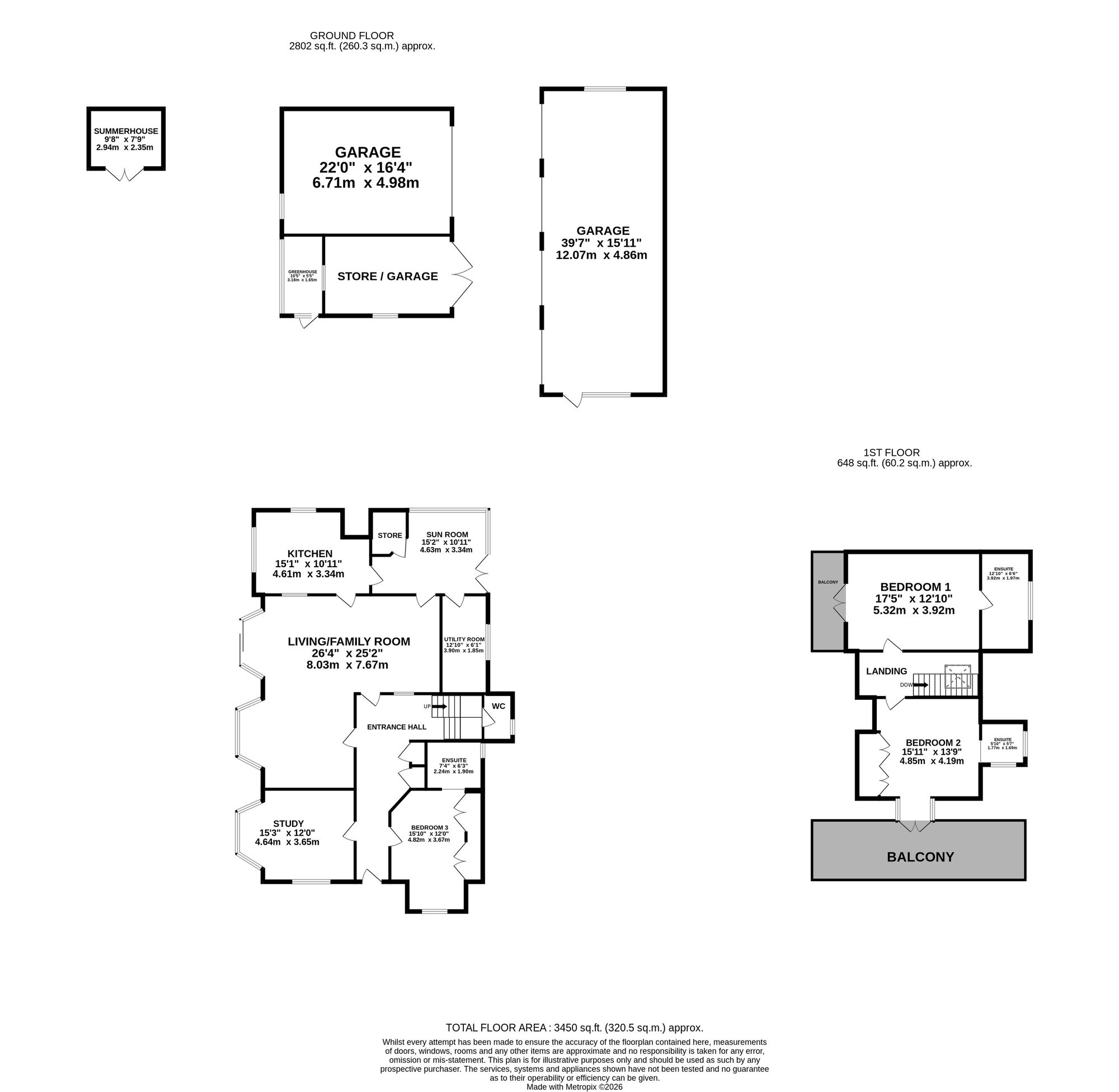 The Crescent Pinewood Drive, Market Drayton floorplan