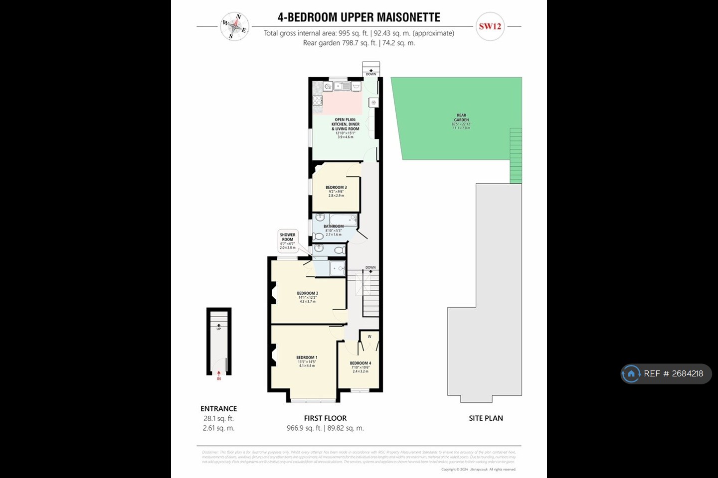 A Emmanuel Road, London floorplan