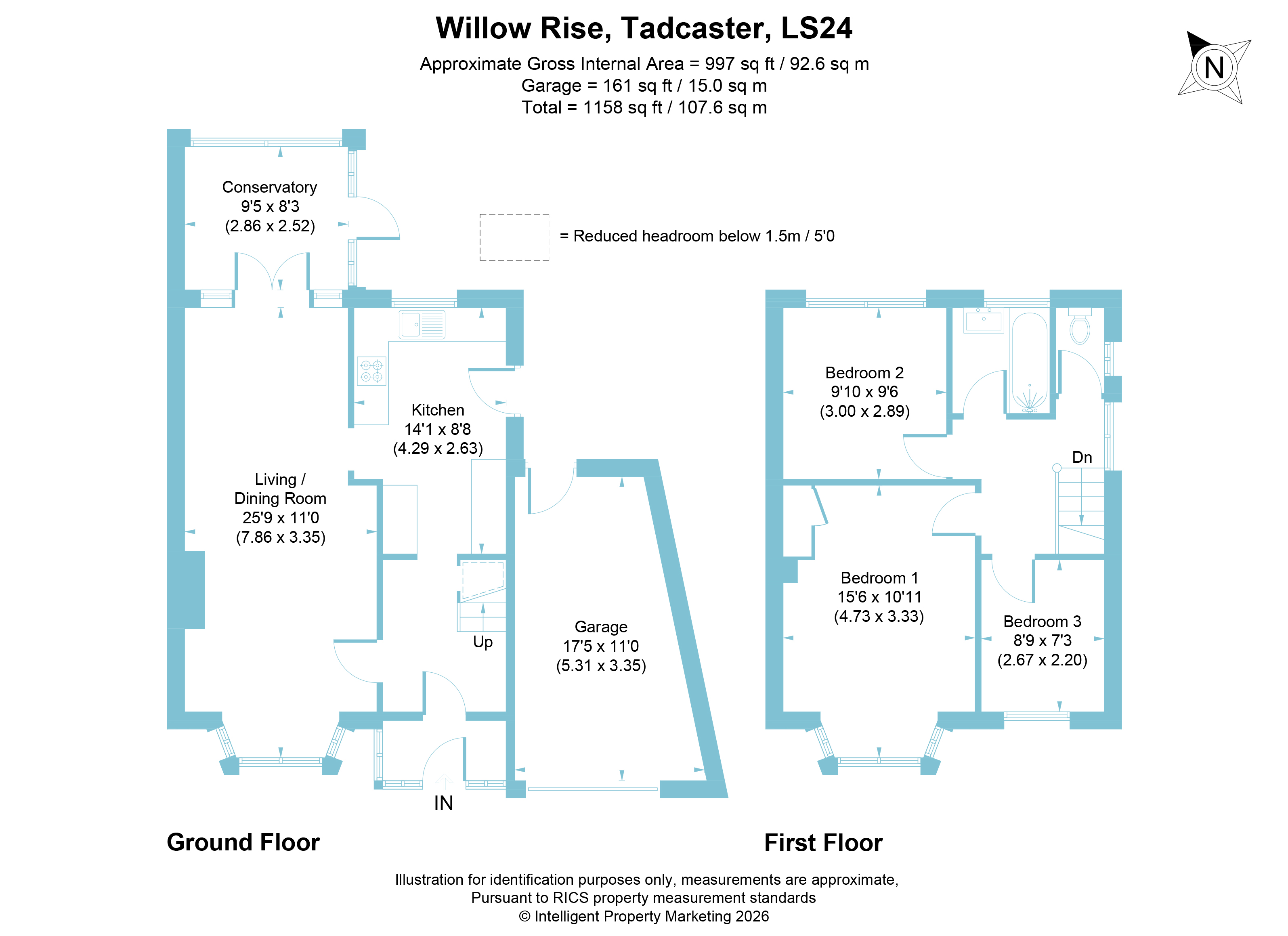 39, Willow Rise, North Yorkshire floorplan