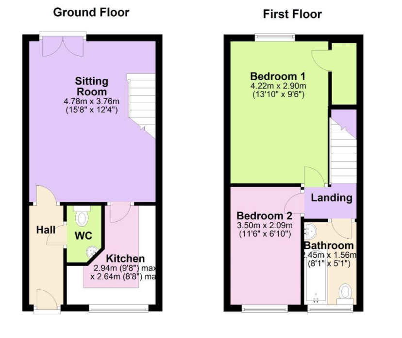 21, Wheatfield Road, Newcastle upon Tyne floorplan