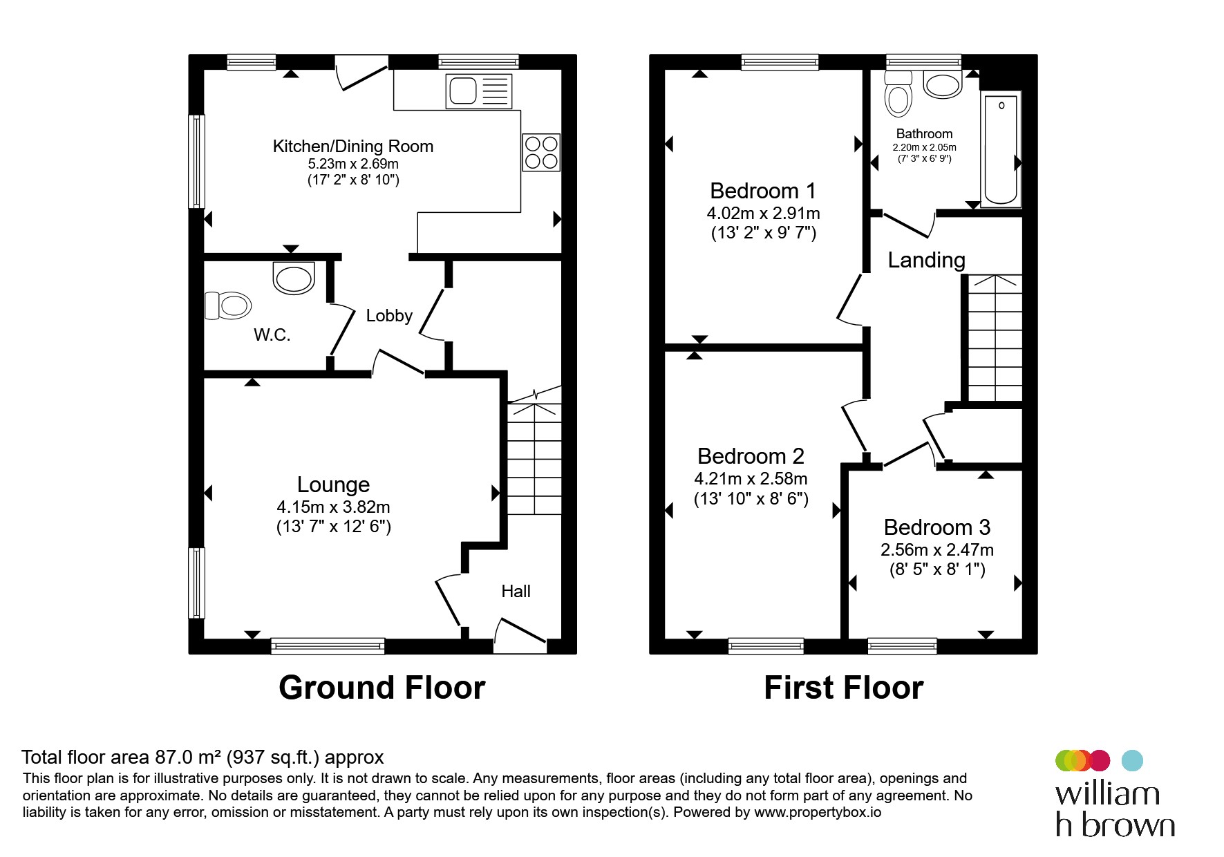 1, Oatlands, ROYSTON floorplan