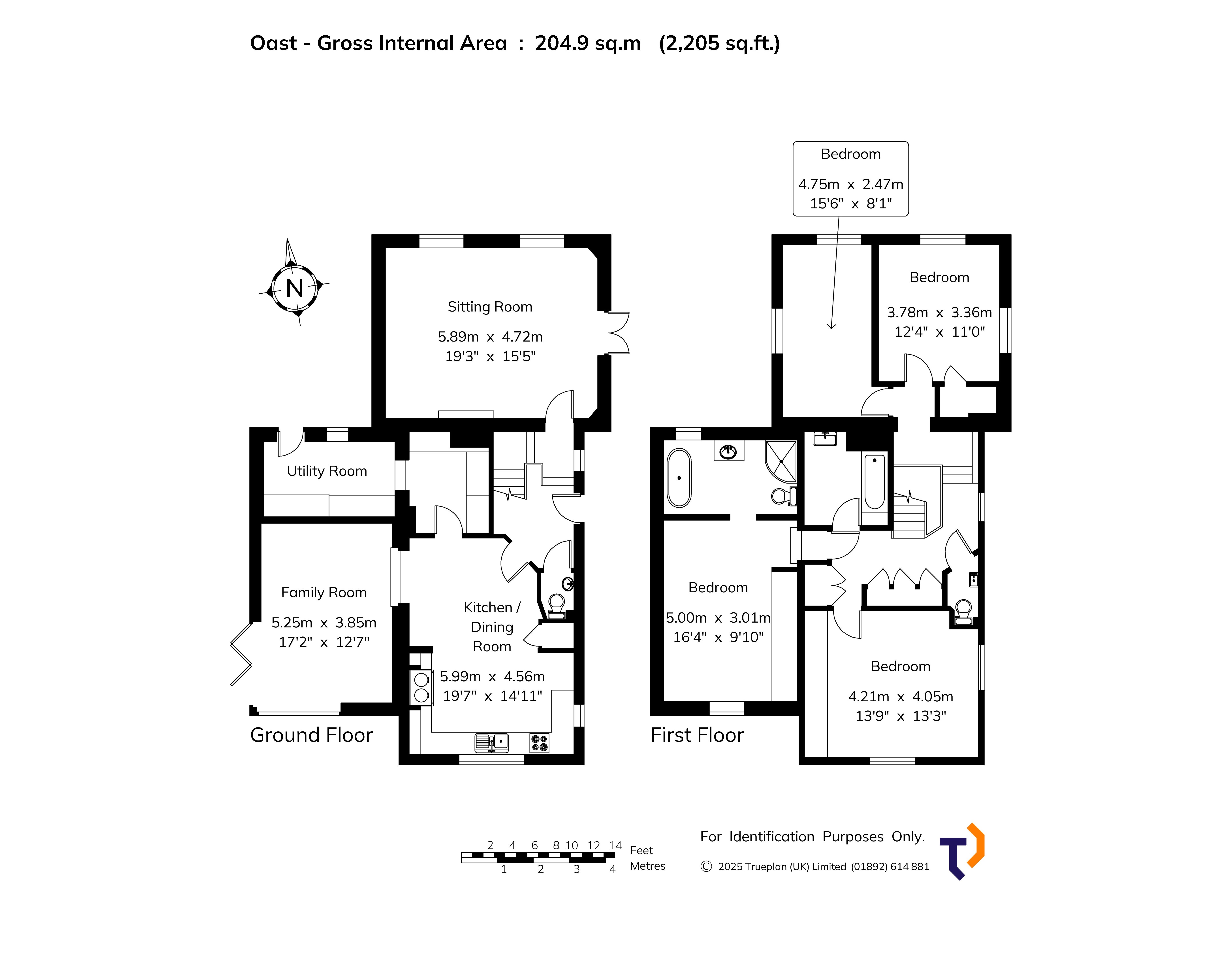 Paper Mill Oast,, Hinksden Road, Benenden floorplan