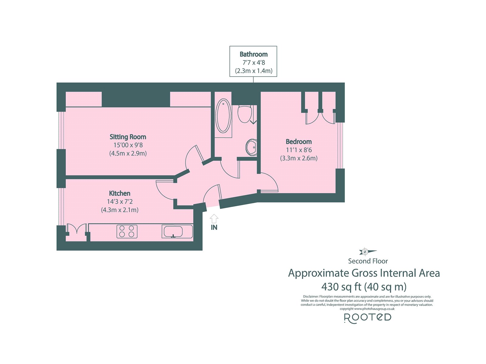 83C, Richmond Road, London floorplan