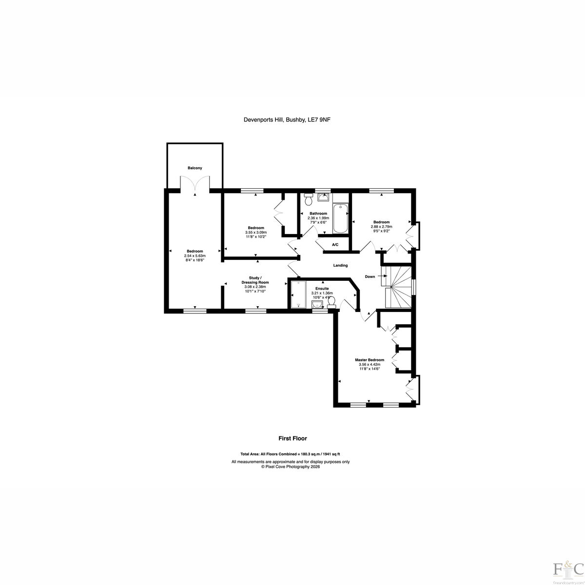 00, Devenports Hill, Leicester floorplan