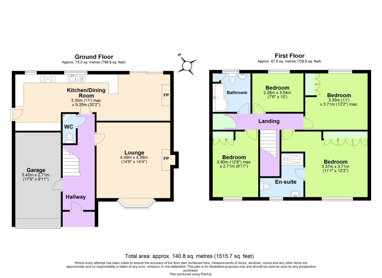 94, Main Street, Loughborough floorplan