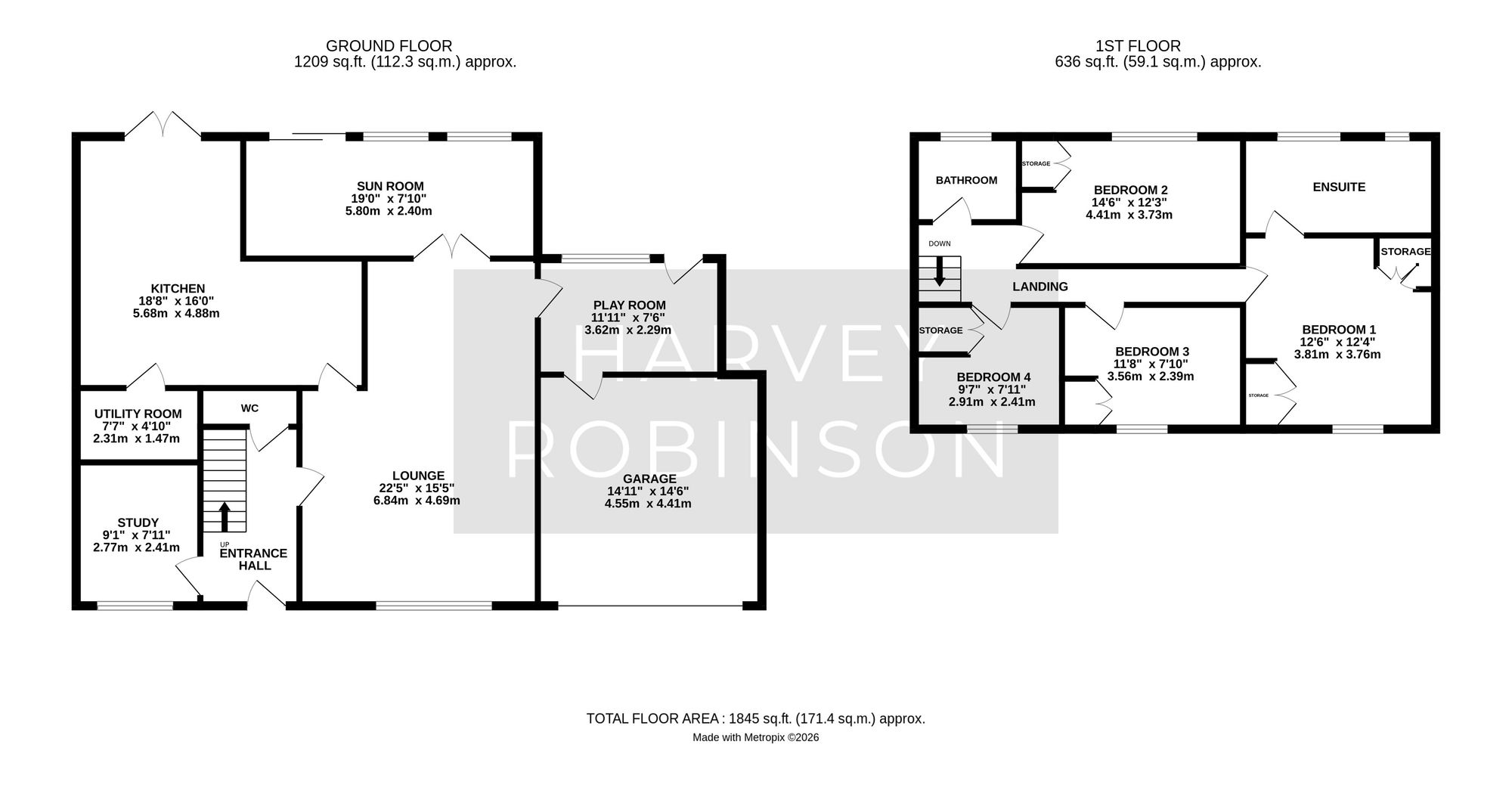 55 The Lanes, Cambridge floorplan