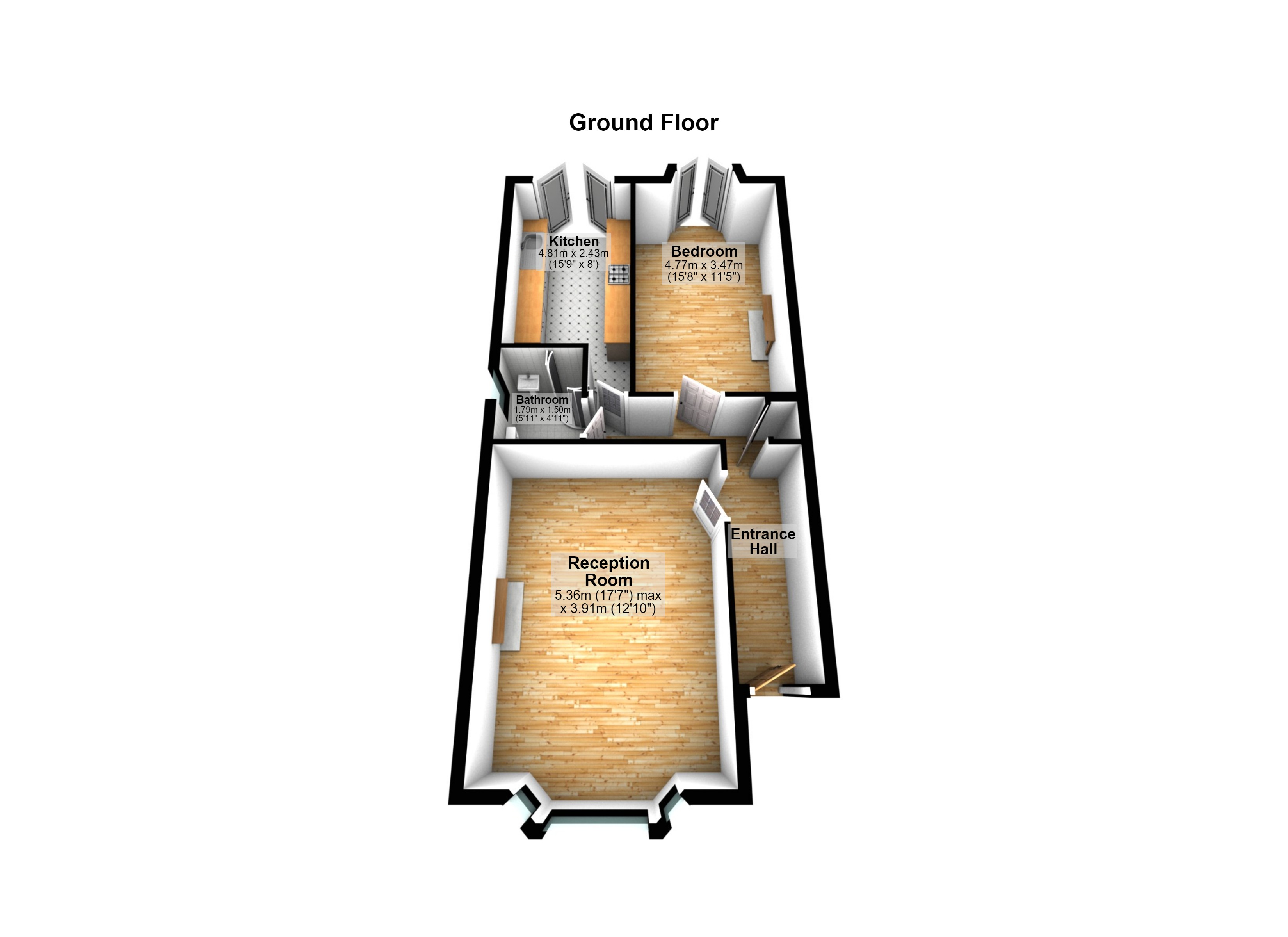 118, Bellingham Road, London floorplan