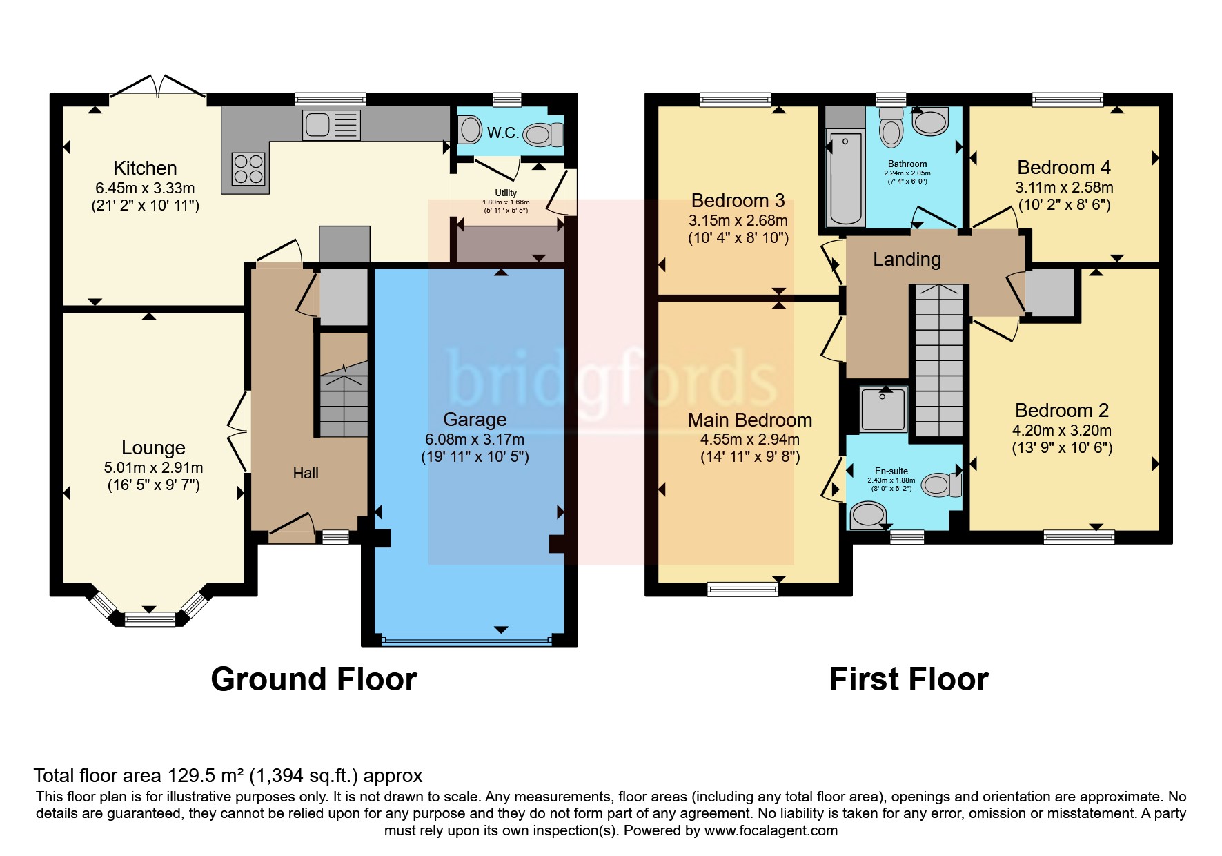 40, Rosewood Drive, West Yorkshire floorplan