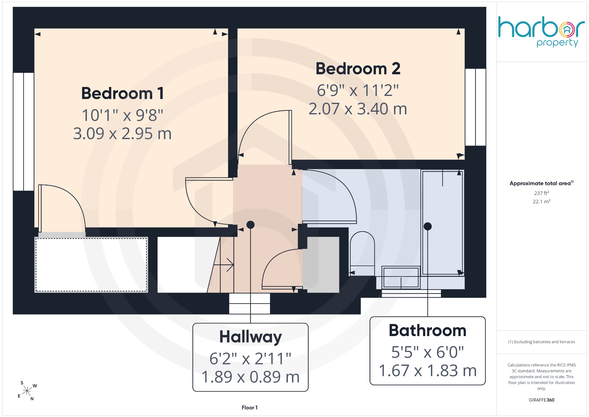 8 Archerfield Drive, Tollcross, Glasgow City floorplan