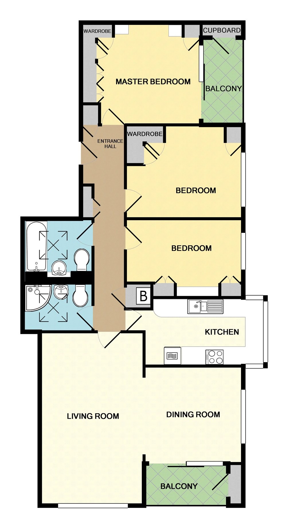 Flat 15,, Blueberry Downs, Budleigh Salterton floorplan