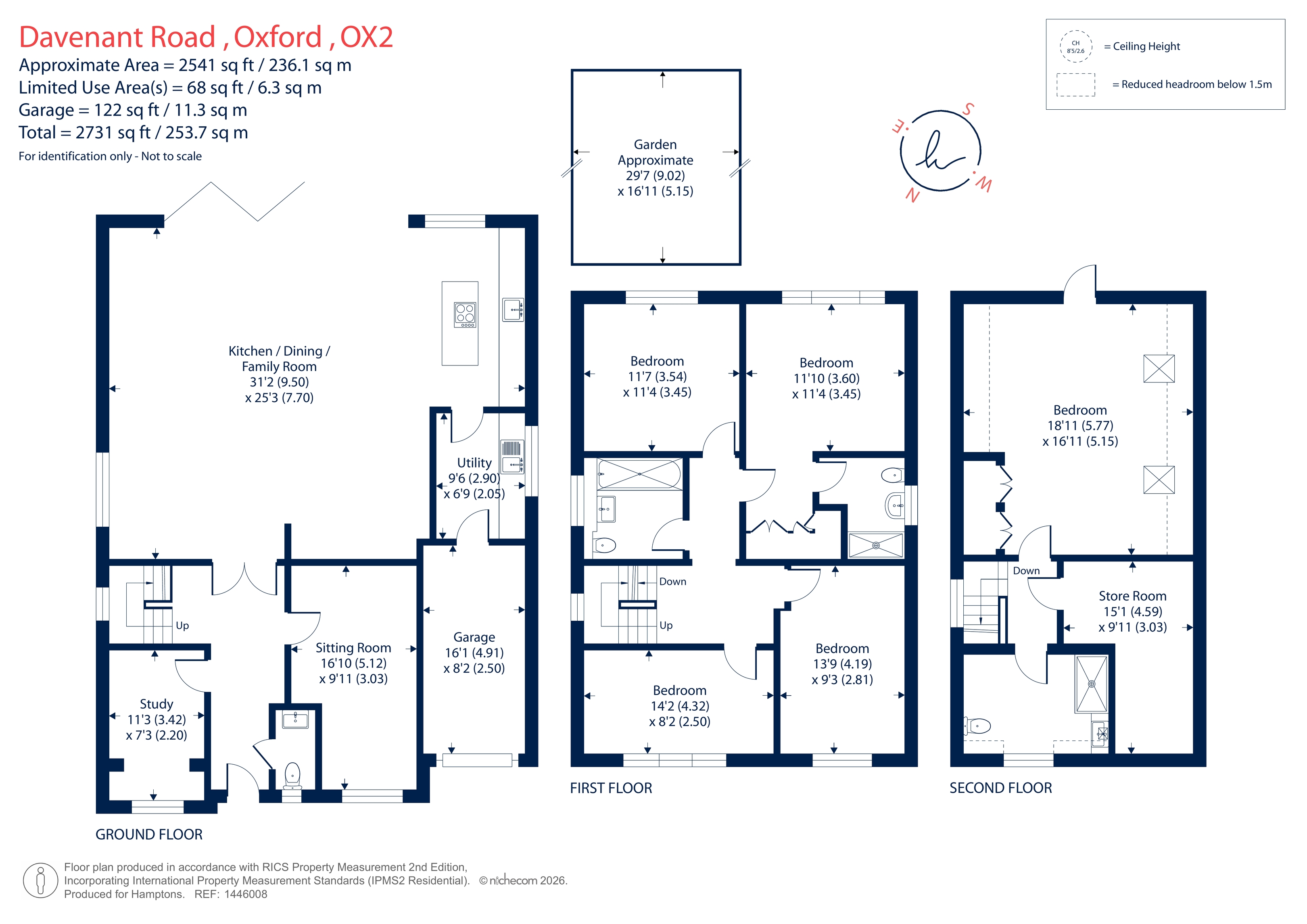 29A, Davenant Road, Oxford floorplan