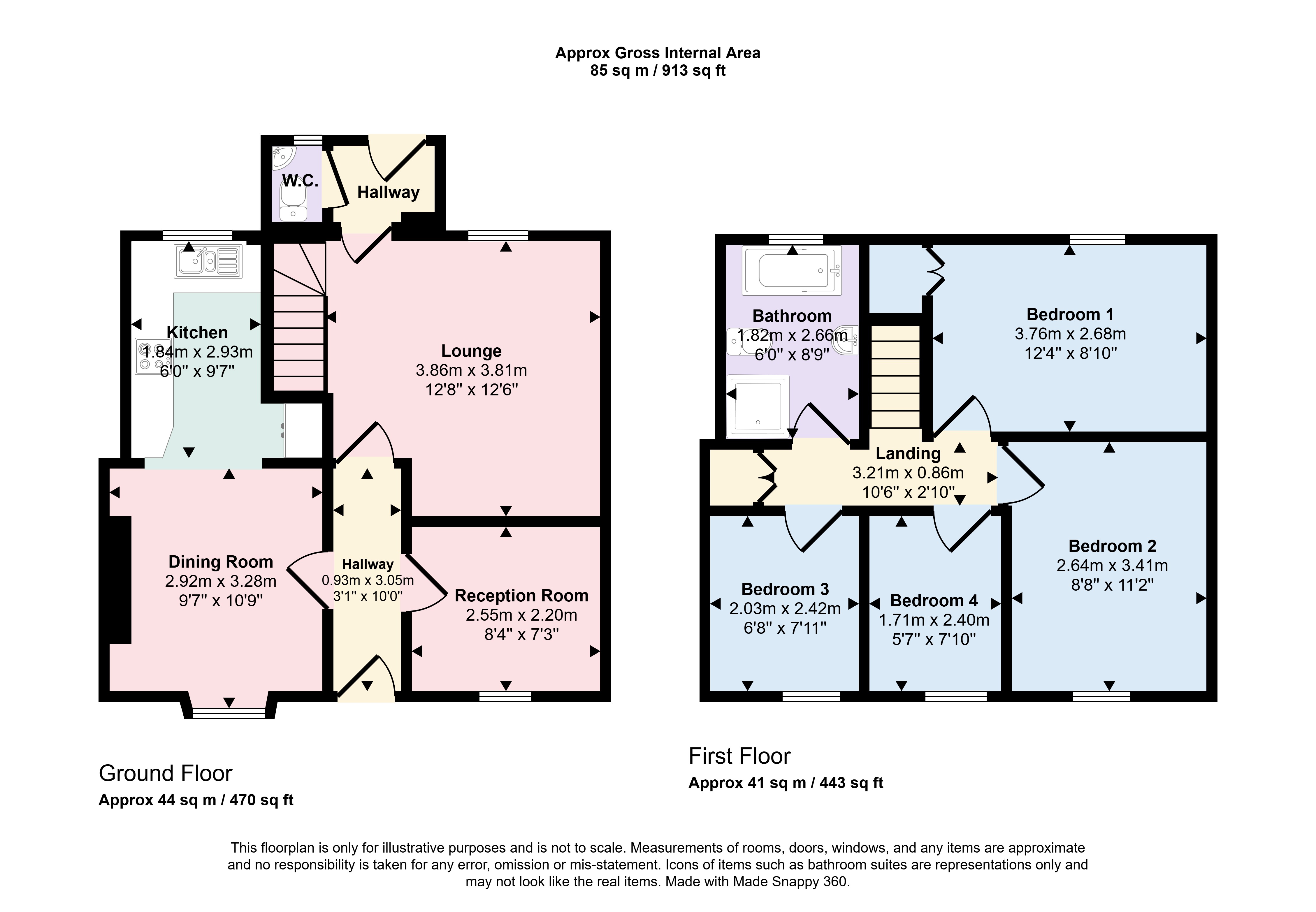 46, Cwmfelin Road, Llanelli floorplan