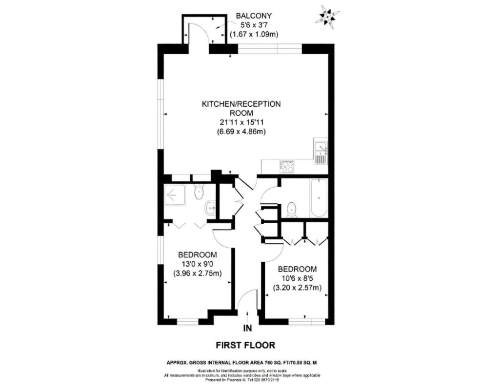 16 Maltings Place, 169, Tower Bridge Road, London floorplan