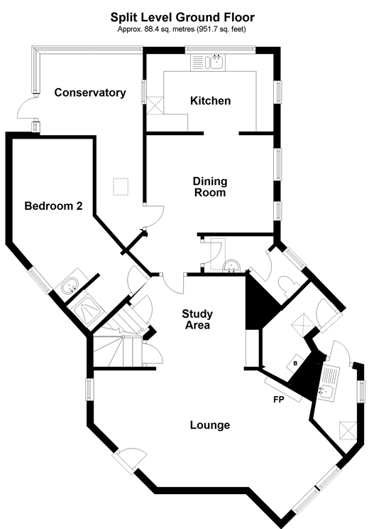 2 Bedrooms Detached house for sale in Cranbrook Road, Staplehurst, Tonbridge, Kent TN12