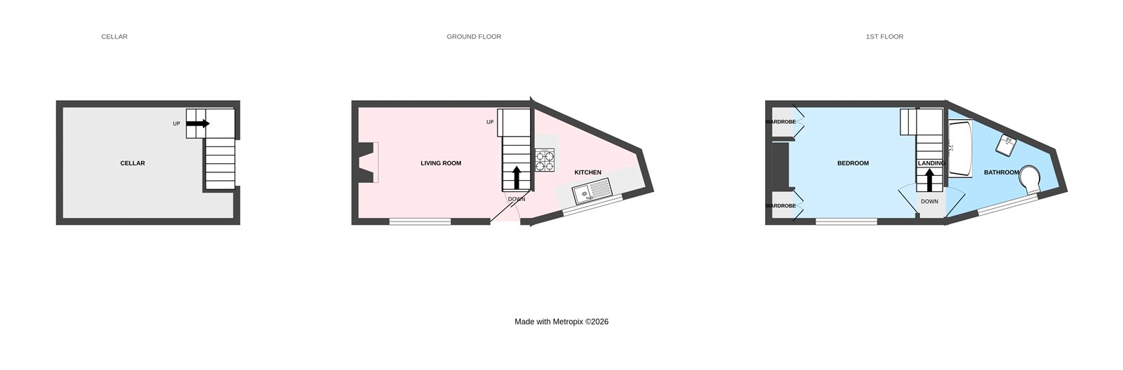 63A, Frankwell, Shrewsbury floorplan