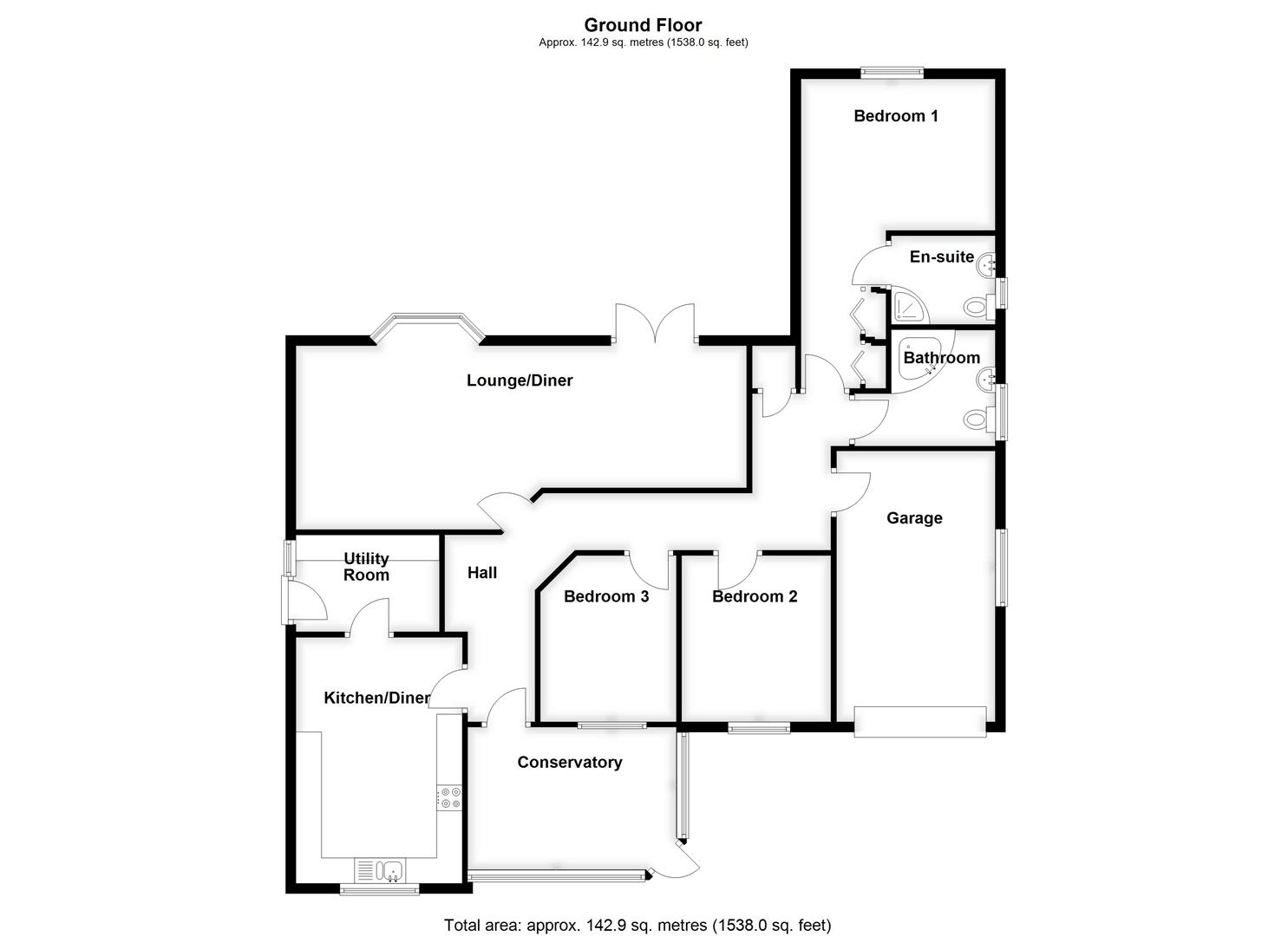 124, Wignals Gate, Spalding floorplan