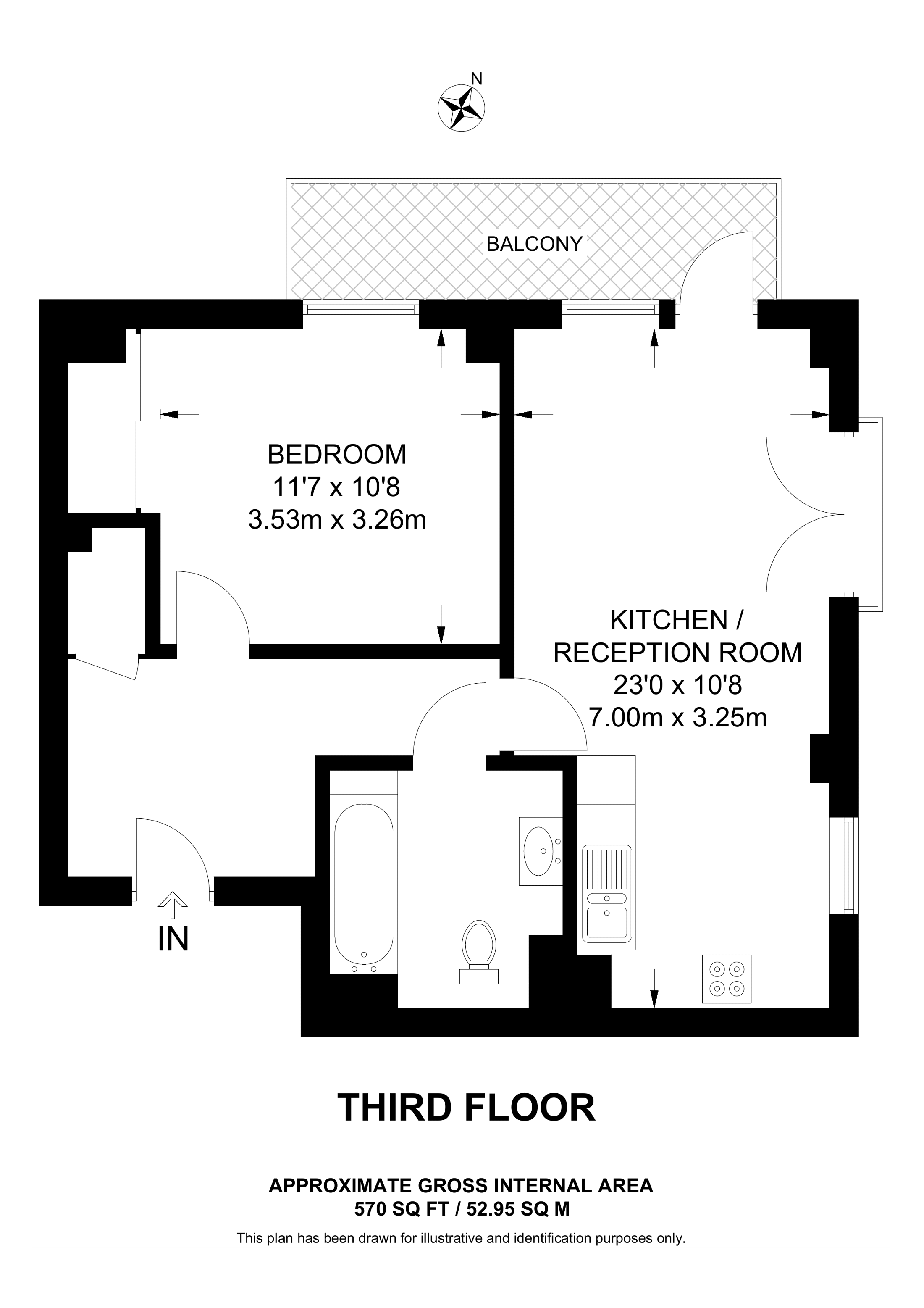 Newman Close, Willesden Green floorplan