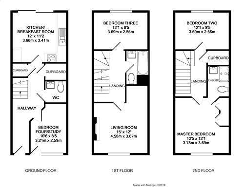 4 Bedrooms End terrace house to rent in Wintney Street, Fleet, Hampshire GU51