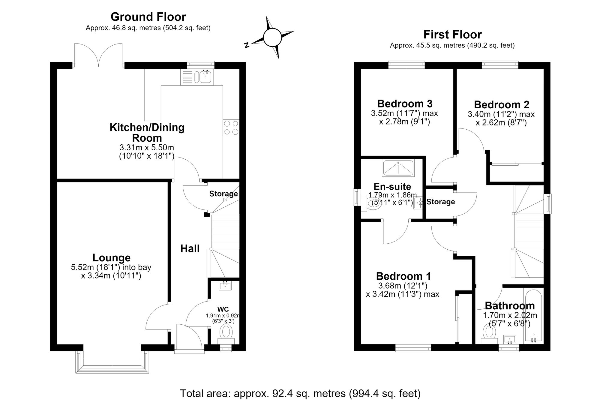 7 Winterburn, Warrington floorplan