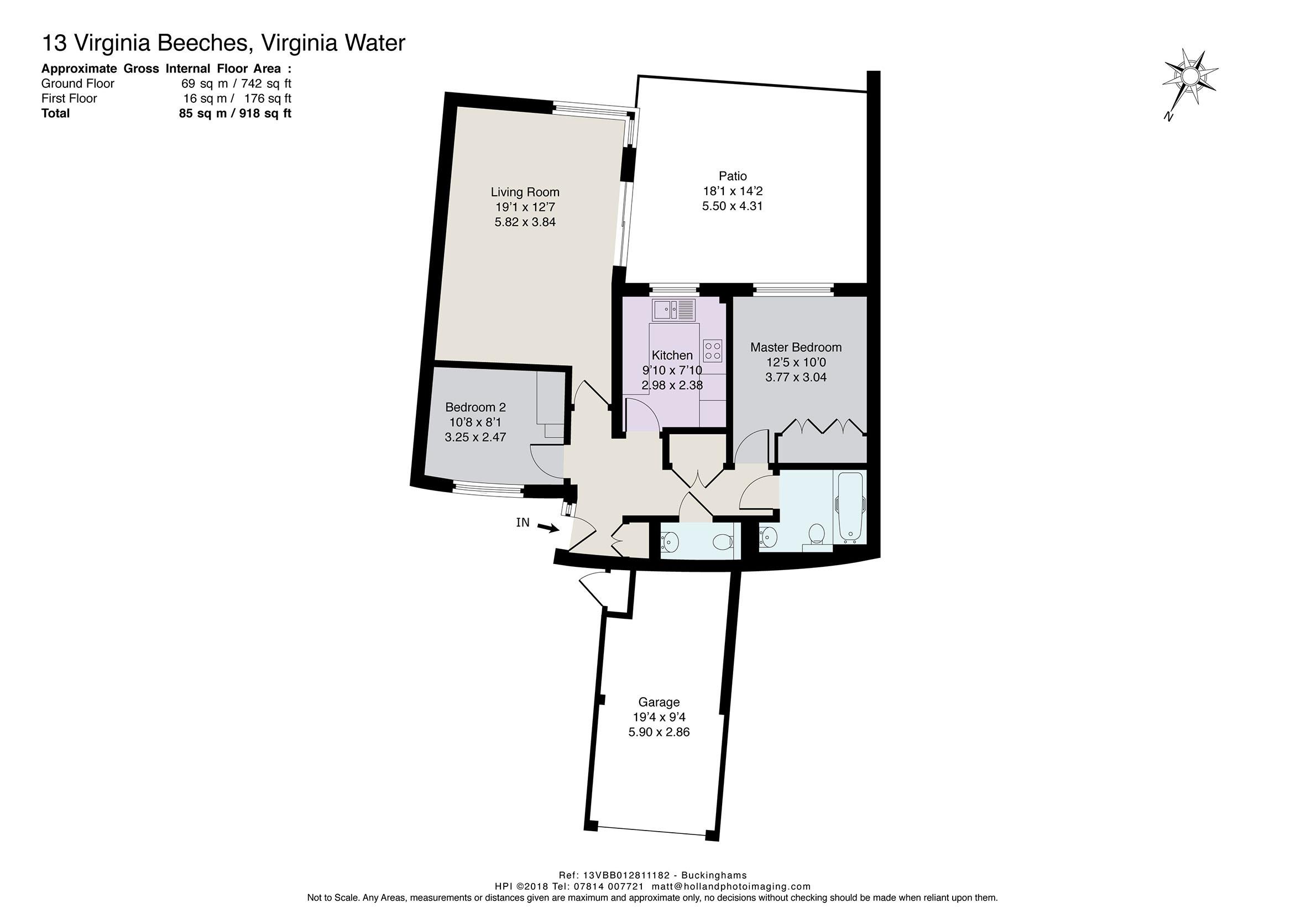 13 Virginia Beeches, Callow Hill, Virginia Water floorplan