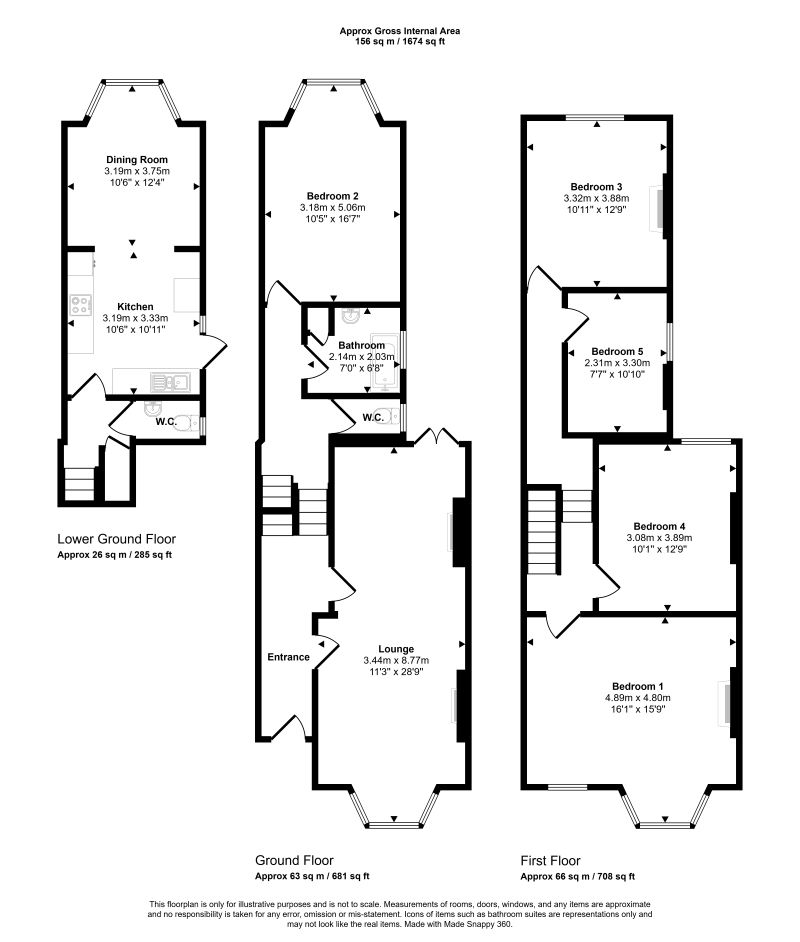 Sydenham Park Road, London floorplan