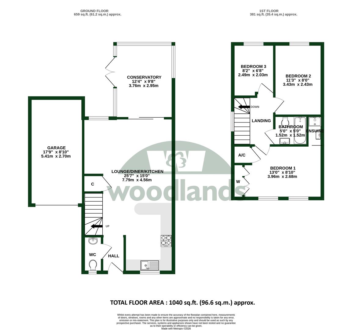 3, Caxton Rise, Redhill floorplan