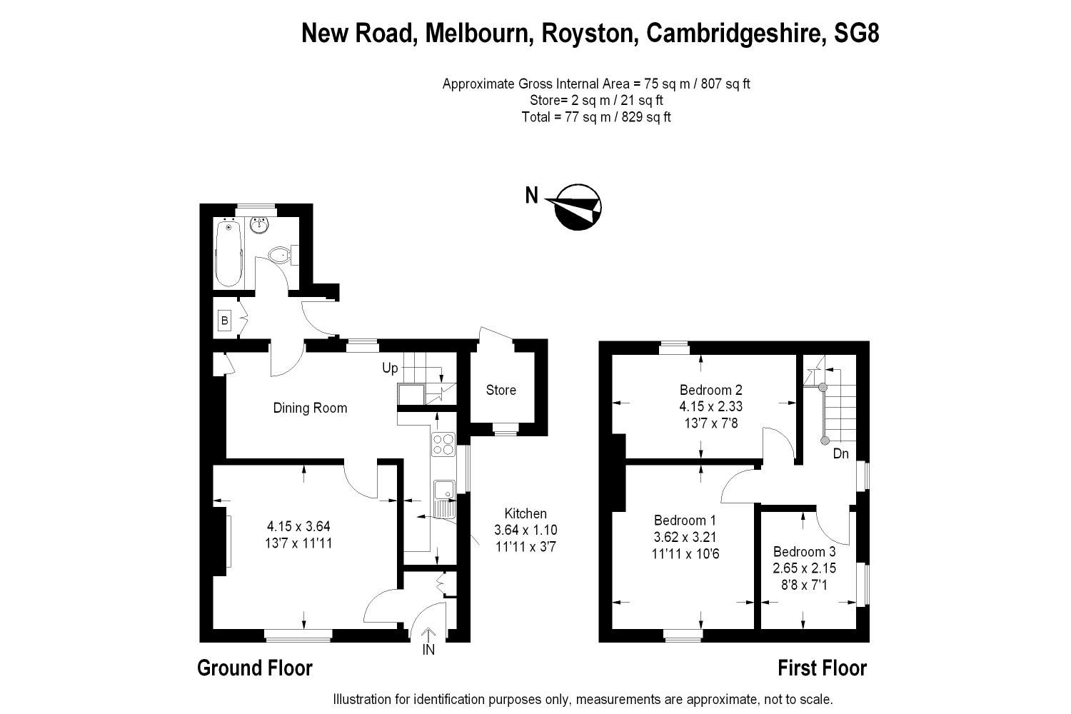 3 Bedrooms Semi-detached house to rent in New Road, Melbourn, Royston, Cambridgeshire SG8