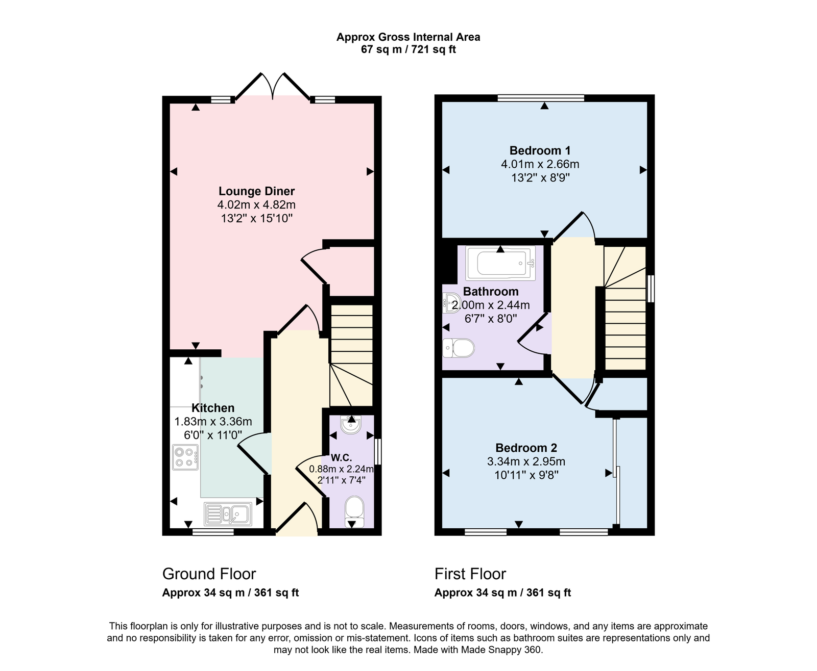 3, Harrison Park, Workington floorplan