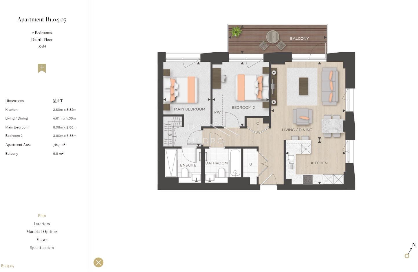 33darter001, Anax Street, London floorplan