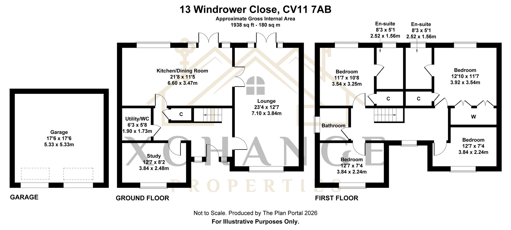 13 Windrower Close, Nuneaton floorplan