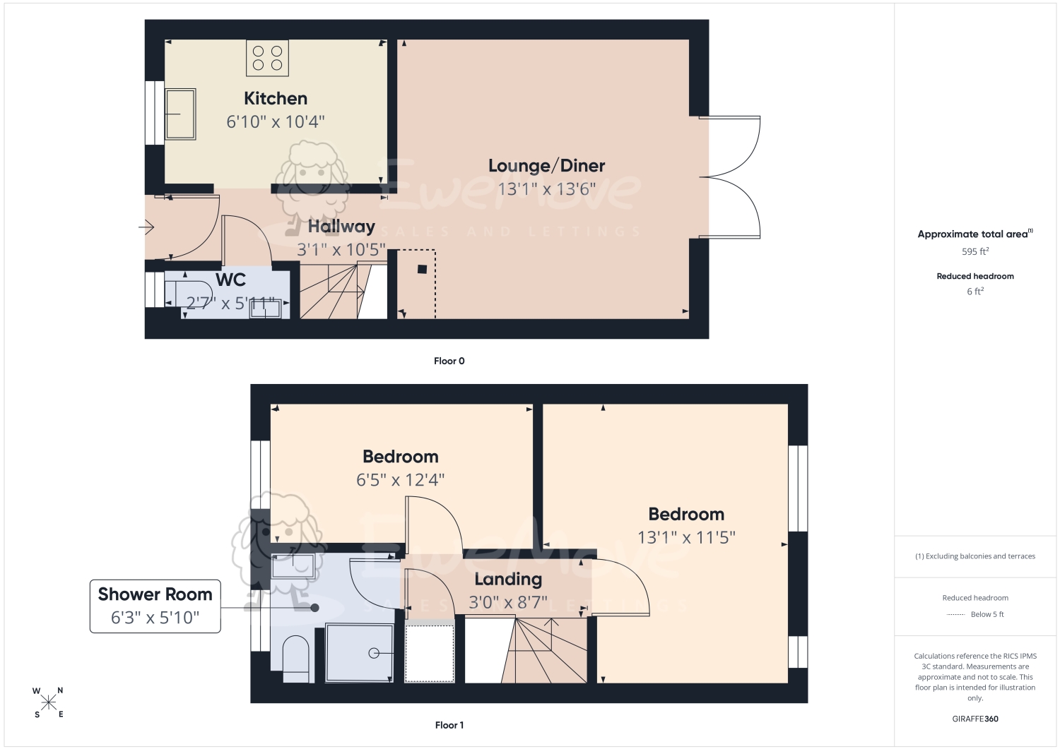 3, Gray Close, Folkestone floorplan