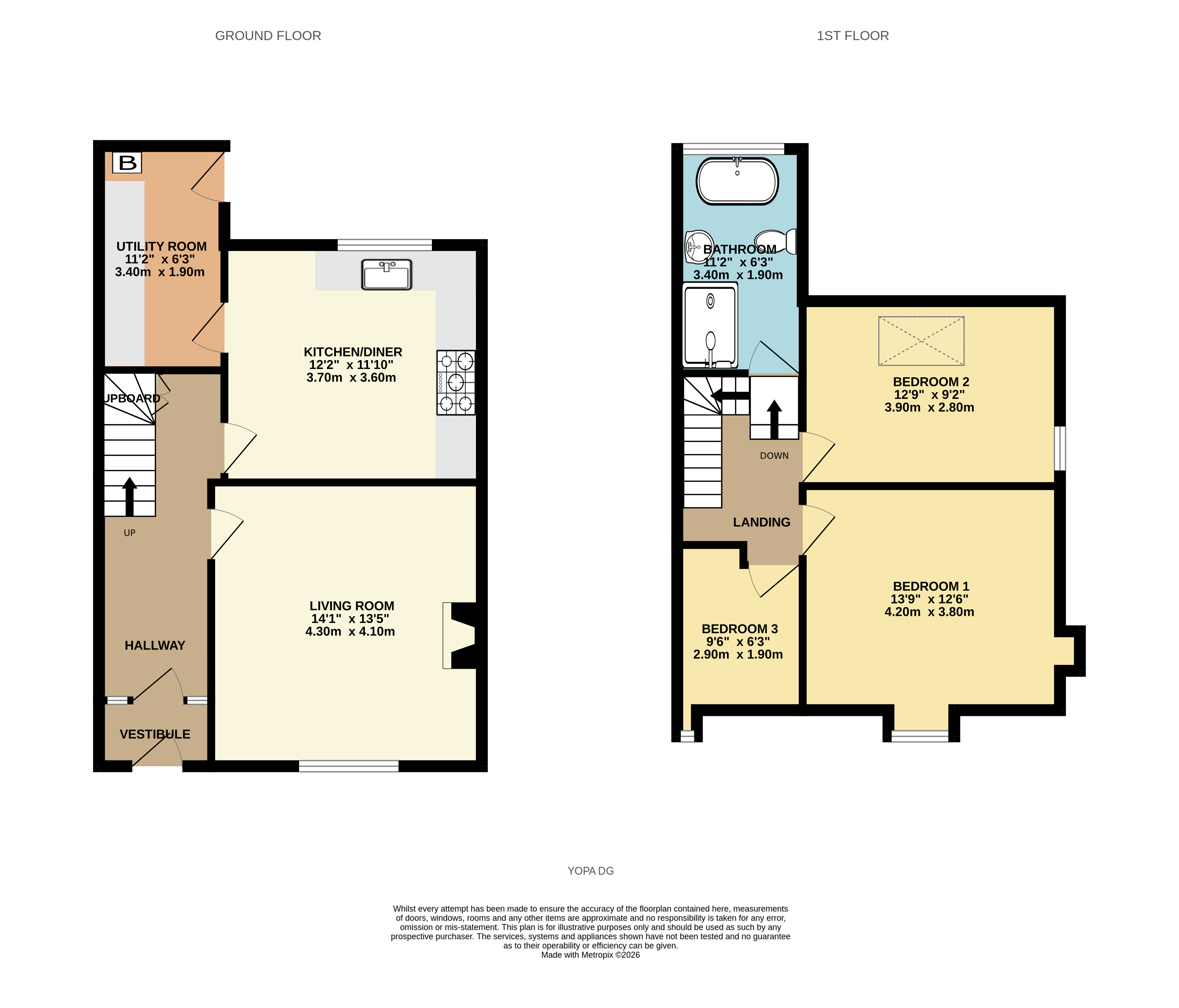 1, Dryfesdale Place, Lockerbie floorplan