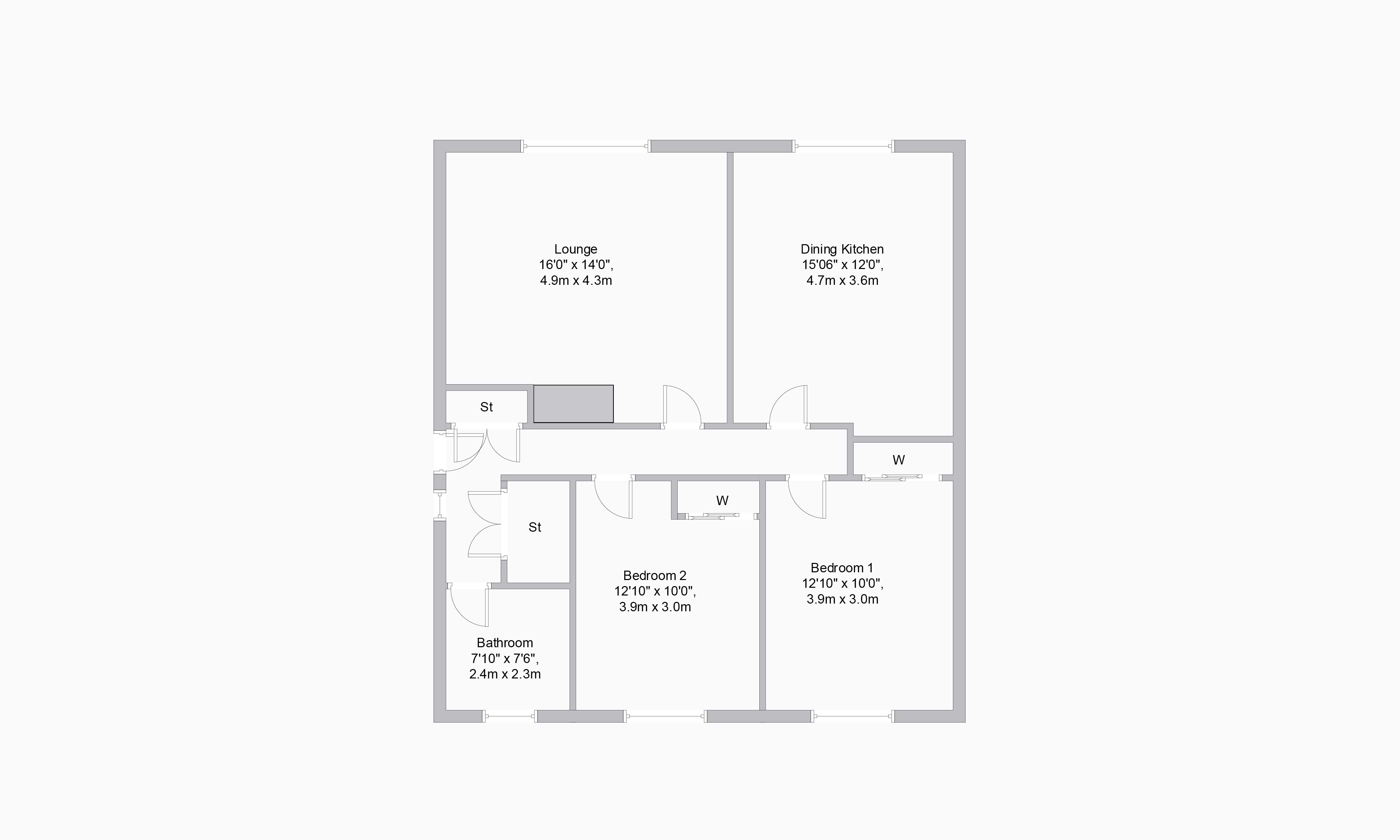 18, Whitehill Place, Stirling floorplan
