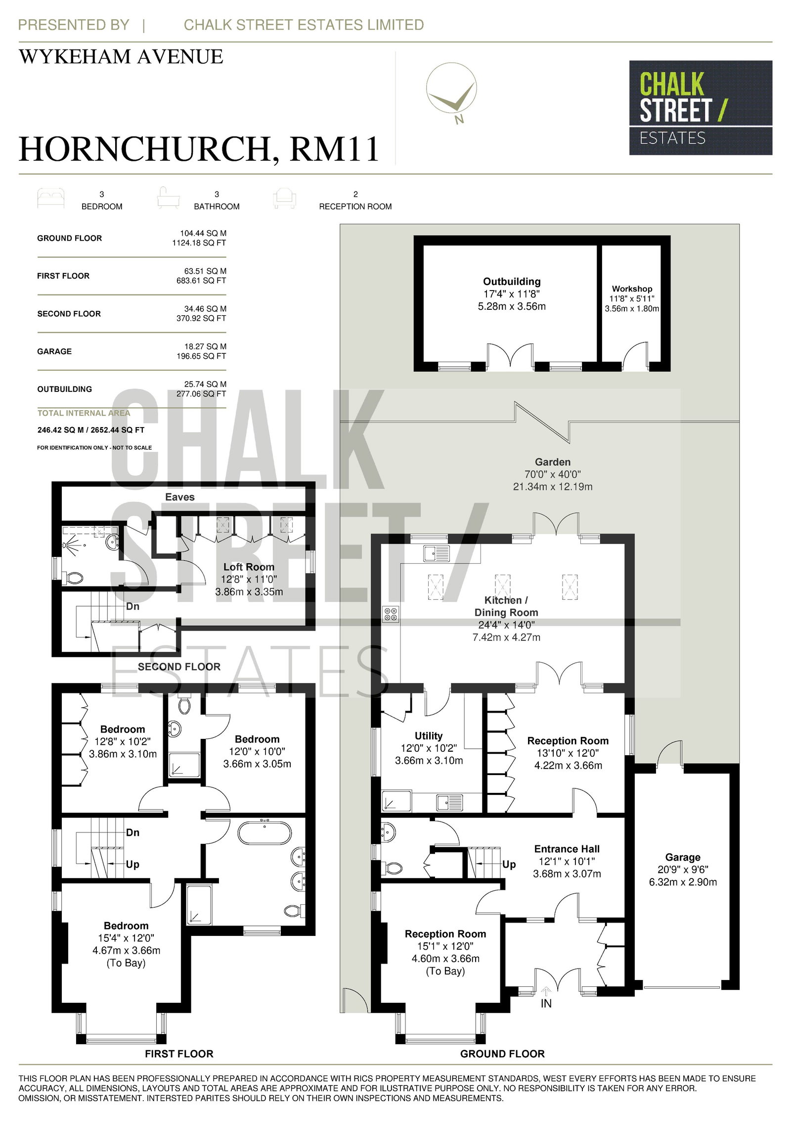 15, Wykeham Avenue, Hornchurch floorplan