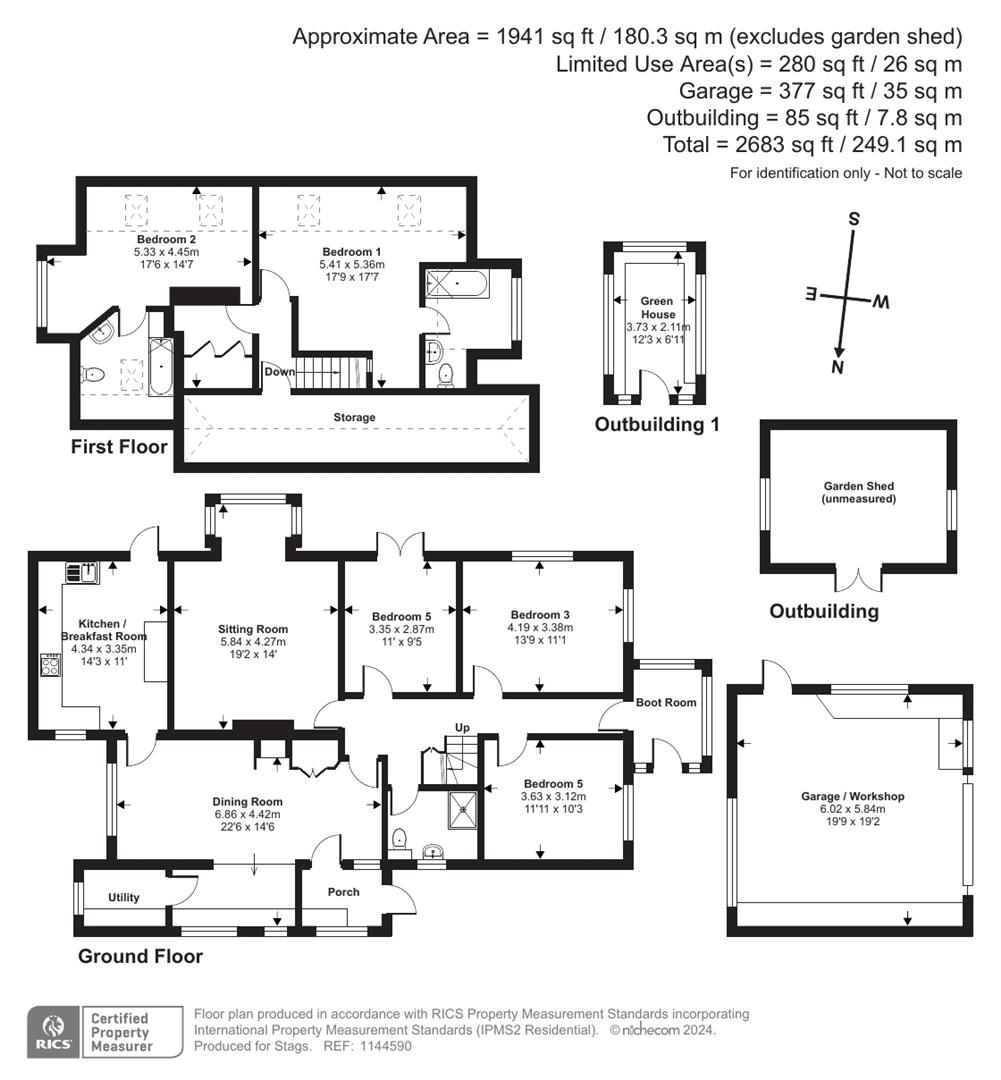 Carlingford, Teignmouth Road, Maidencombe floorplan